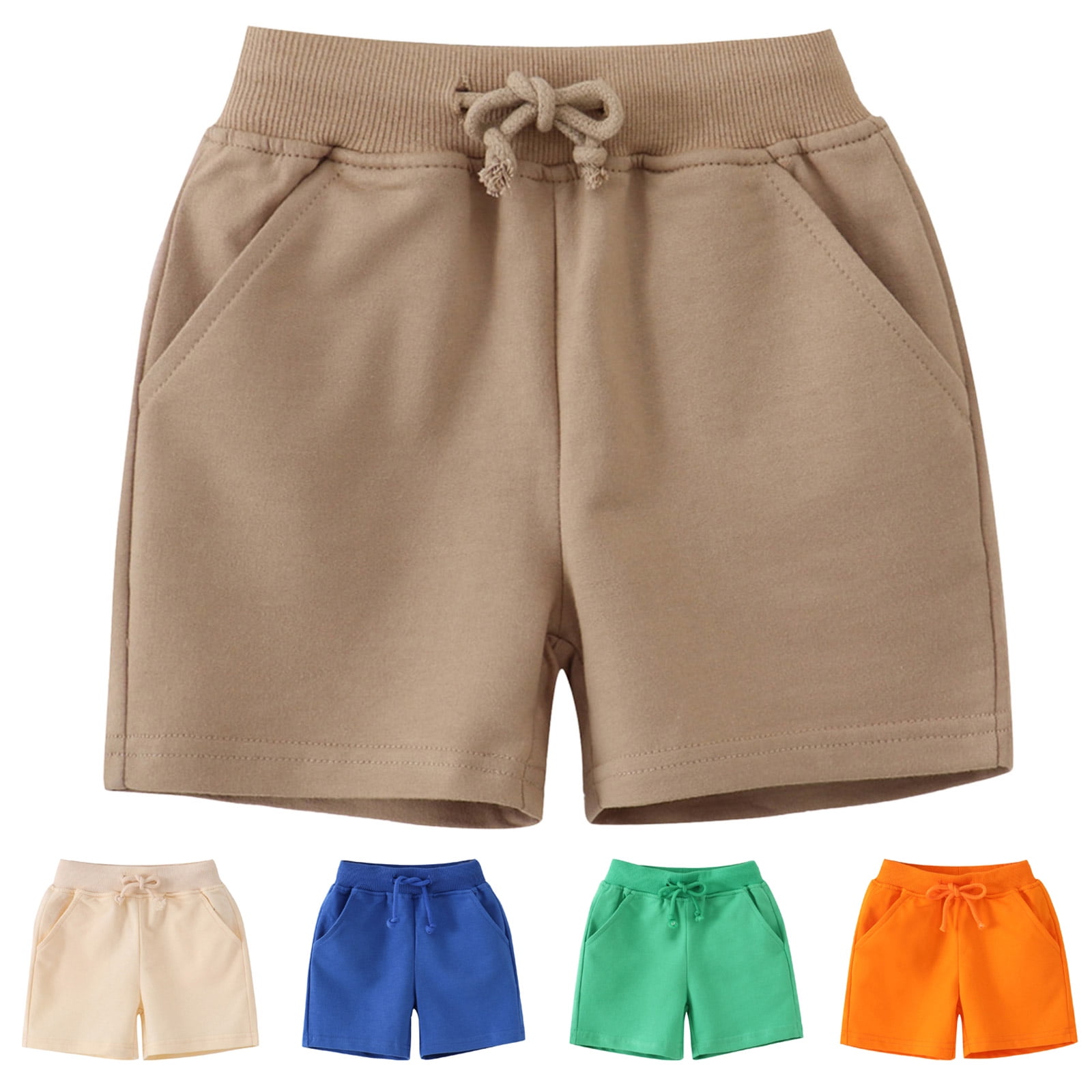 Zanarzt Boys Athletic Shorts Casual Summer Playwear (Green, 4-5 Years) h8f3b