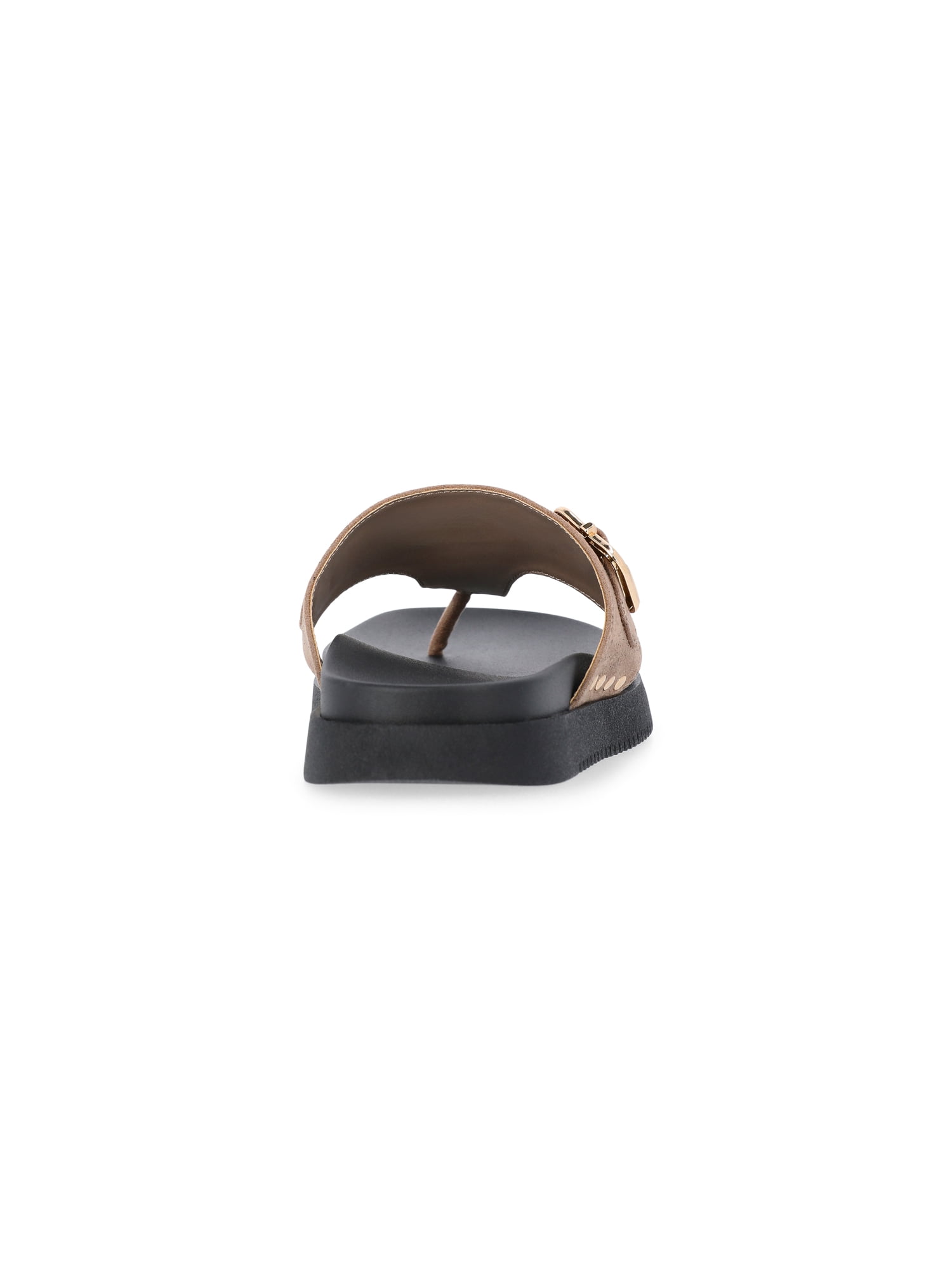 Madden NYC Women's Faux Suede Thong Footbed Sandals (Beige, Medium Width) 665sf