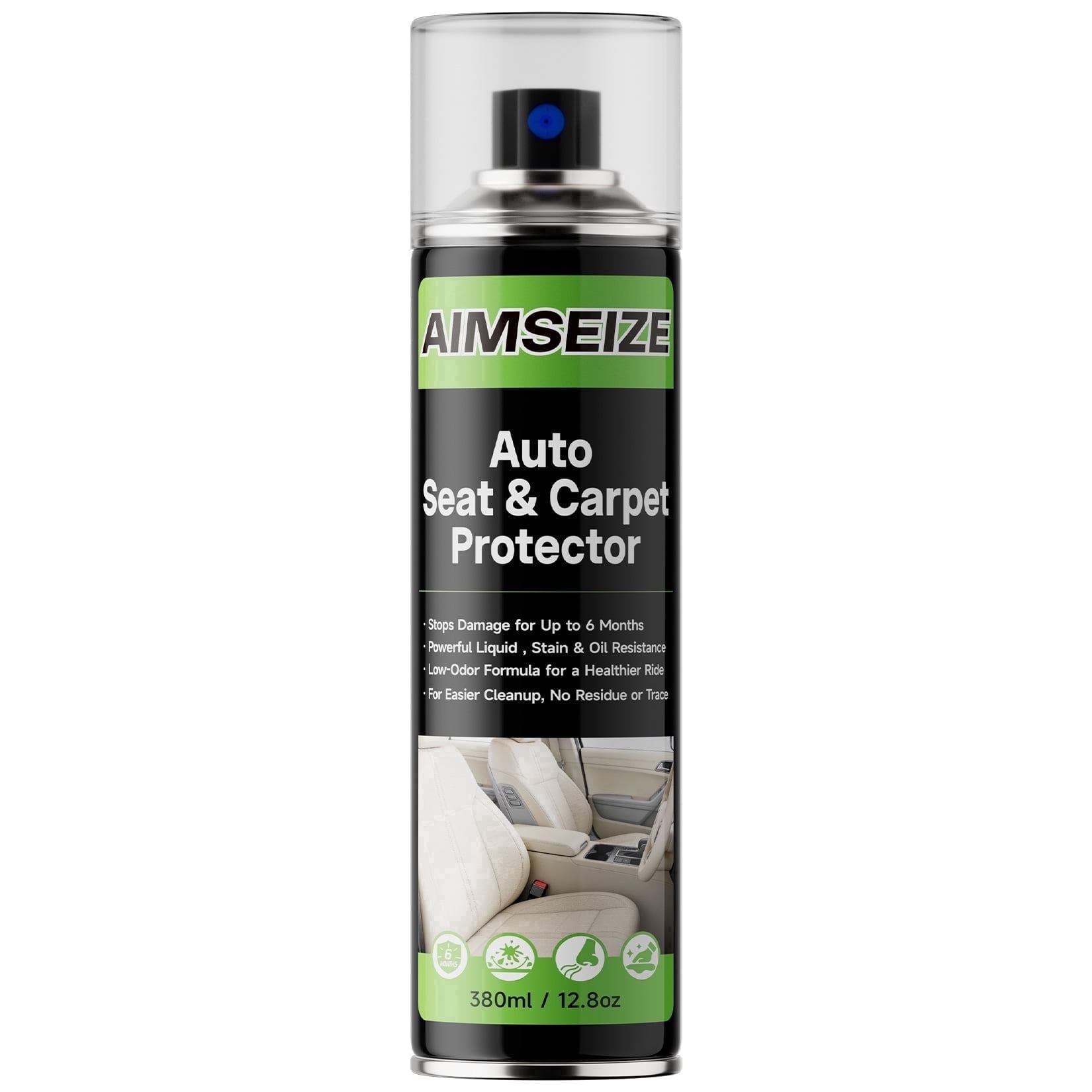 AIMSEIZE Automotive Fabric & Interior Protector Spray (Waterproof, Stain-Repellent) 12.8 fl oz je0jh