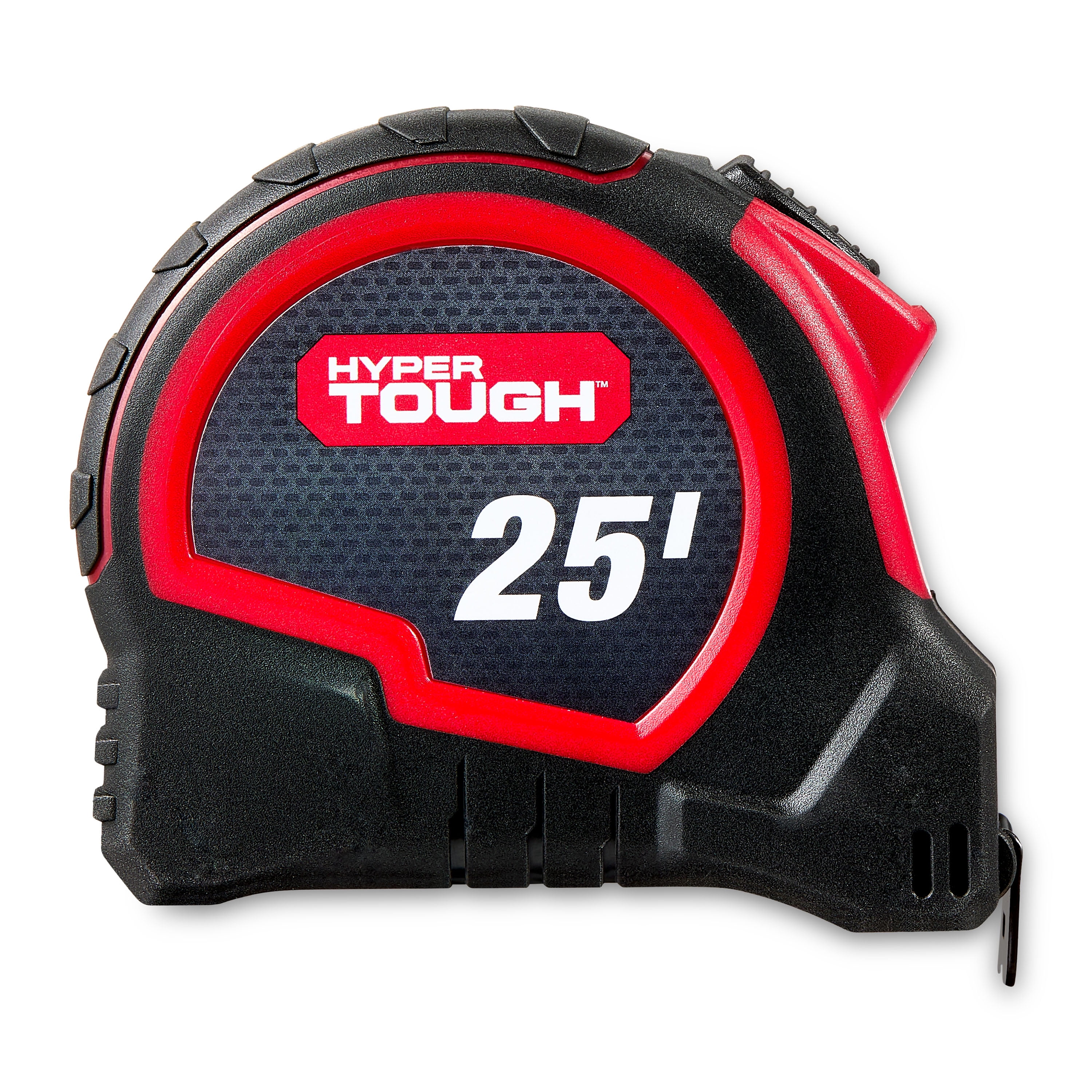 Hyper Tough Self Lock Steel Tape Measure (Yellow, 25 ft) r3ohs