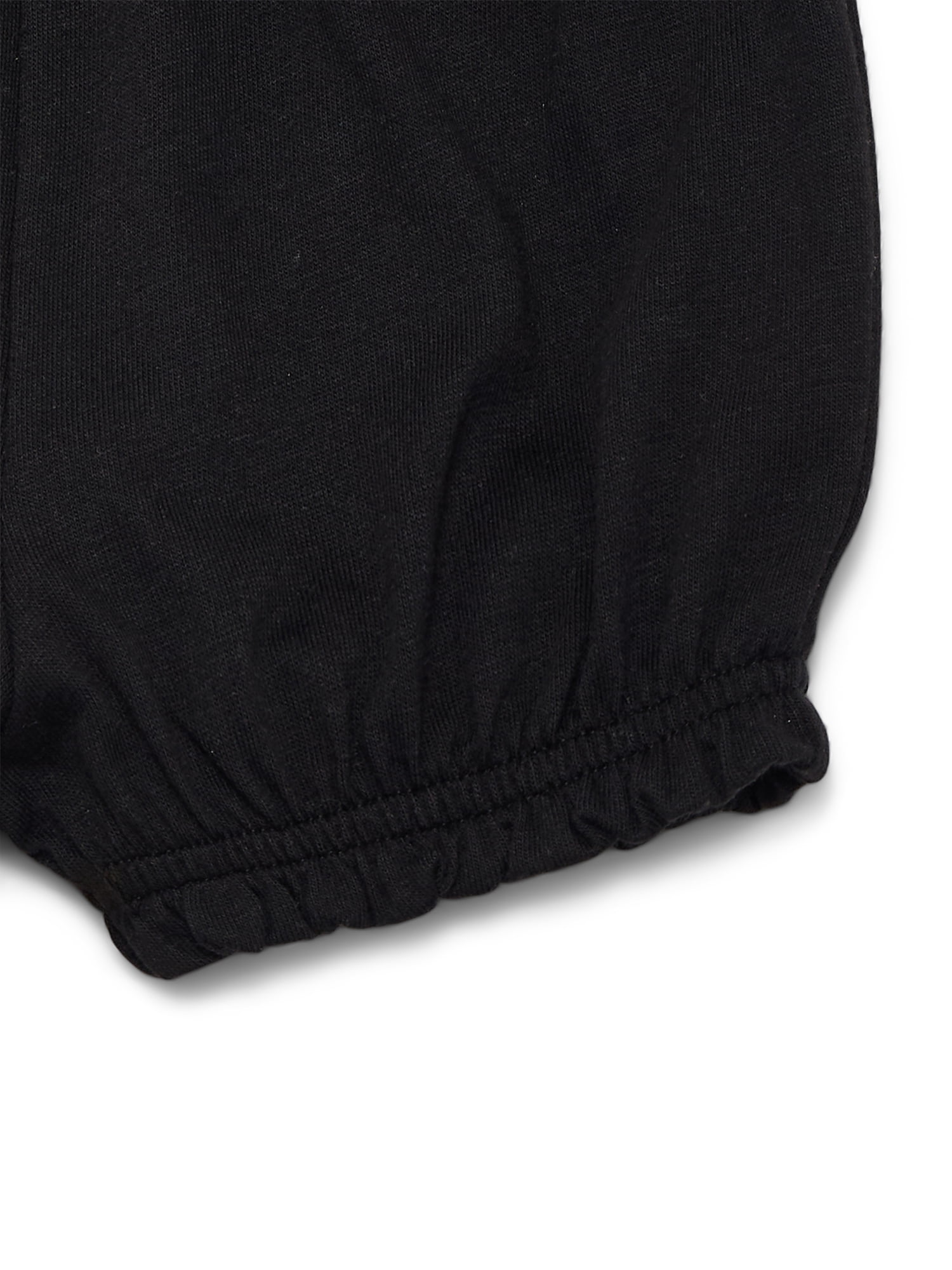 Wonder Nation Baby Girl Bubble Shorts (Black, 0-24 Months) bheid
