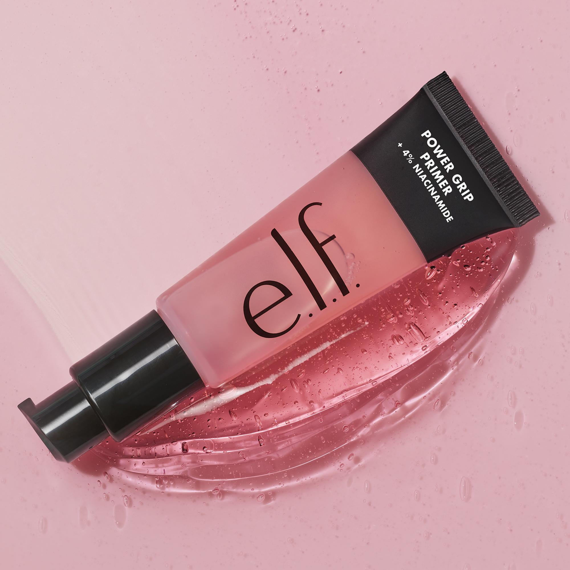 e.l.f. Cosmetics Power Grip Primer with 4% Niacinamide, Long-Lasting Makeup Base (Clear, 0.8 fl oz) tylpl