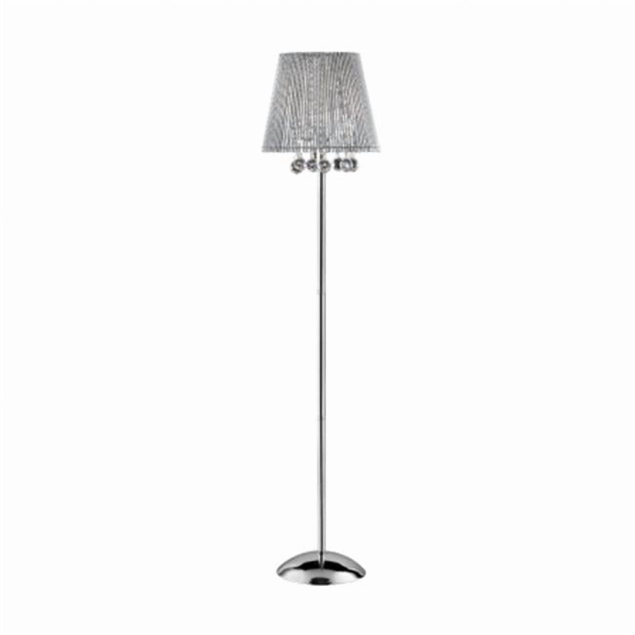 Sintechno Daydream Crystal Floor Lamp, Modern Decorative Standing Light for Living Room (Clear, 64.5 in) q3jtq