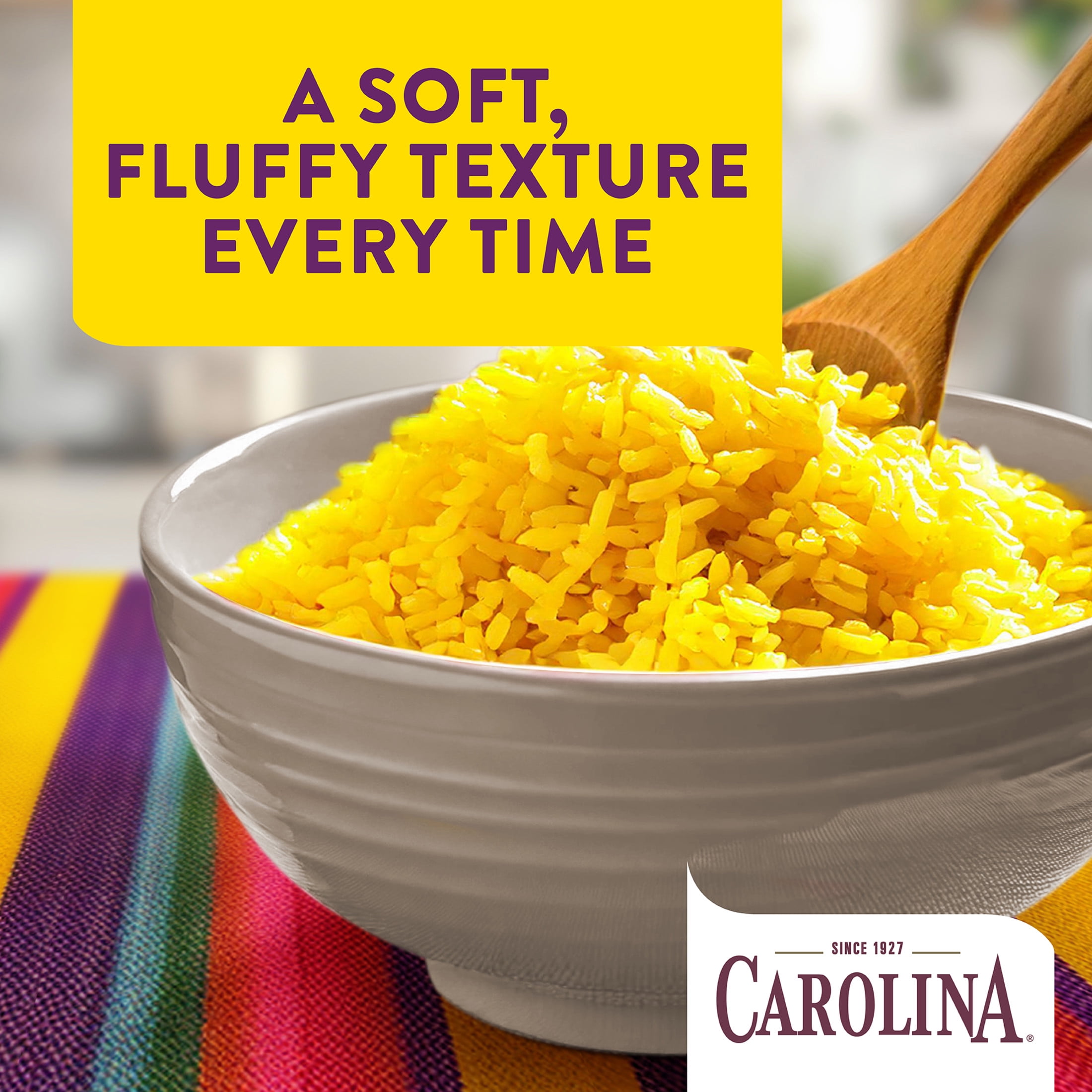Carolina Ready-to-Eat Yellow Rice, Microwavable Gluten Free Side Dish (Yellow, 8.8 oz) wwp3s