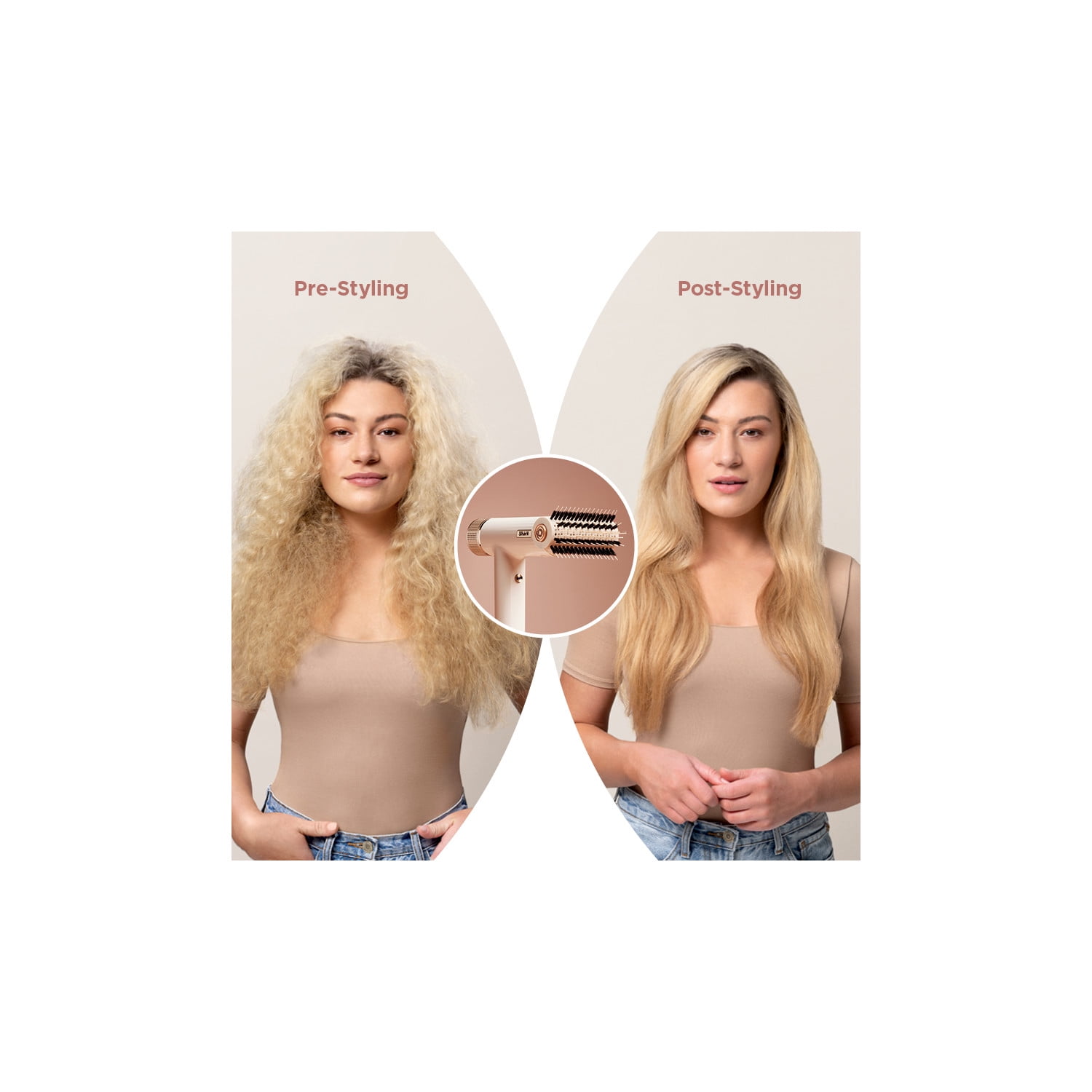 Shark SpeedStyle Hair Dryer & RapidGloss Finisher, Lightweight Ionic Styling Tool (White, 1.69 lb) 5s0ou