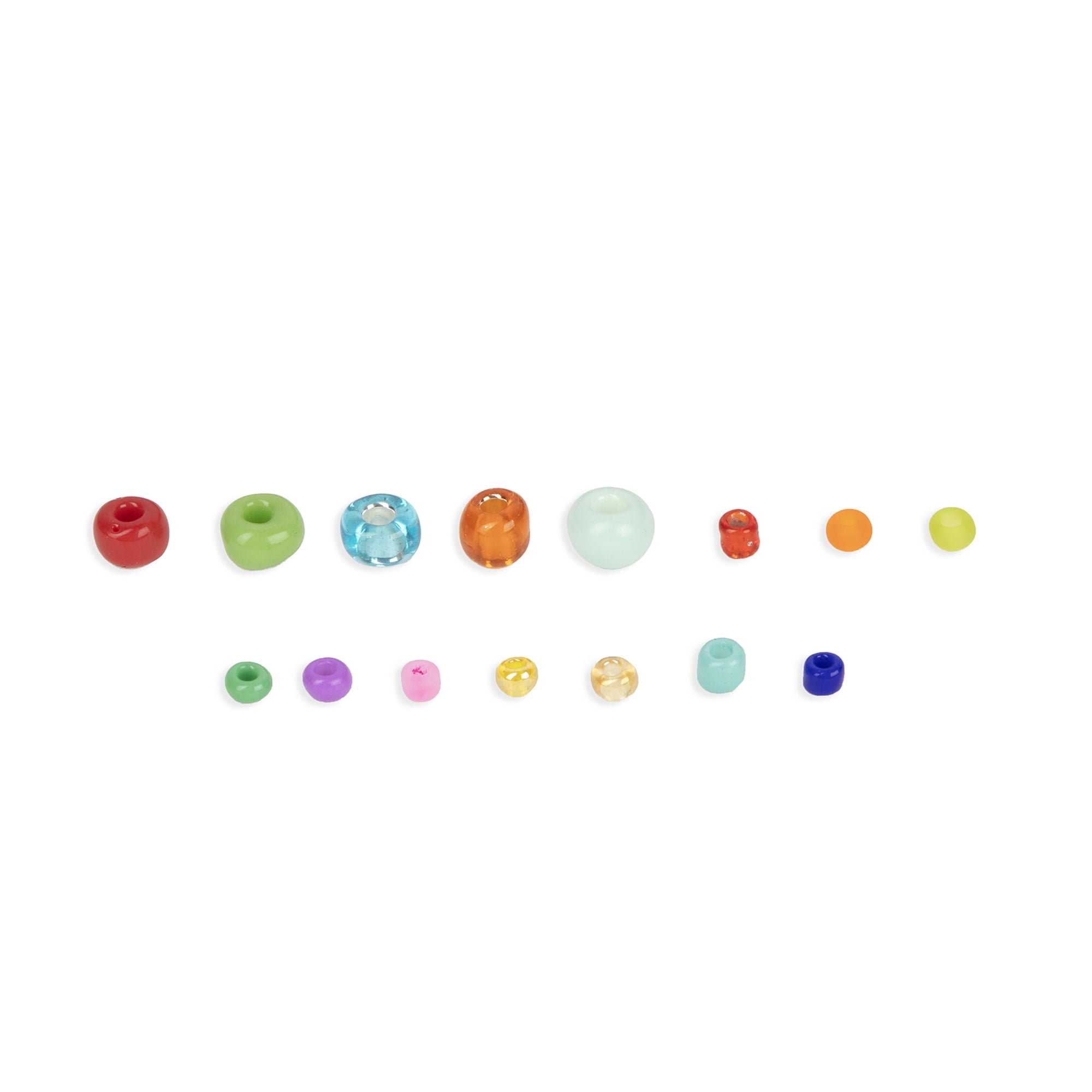 Cousin DIY Rainbow Glass Seed Beads for Jewelry Making and Crafting (Multi-color, 9.9 oz) e54te