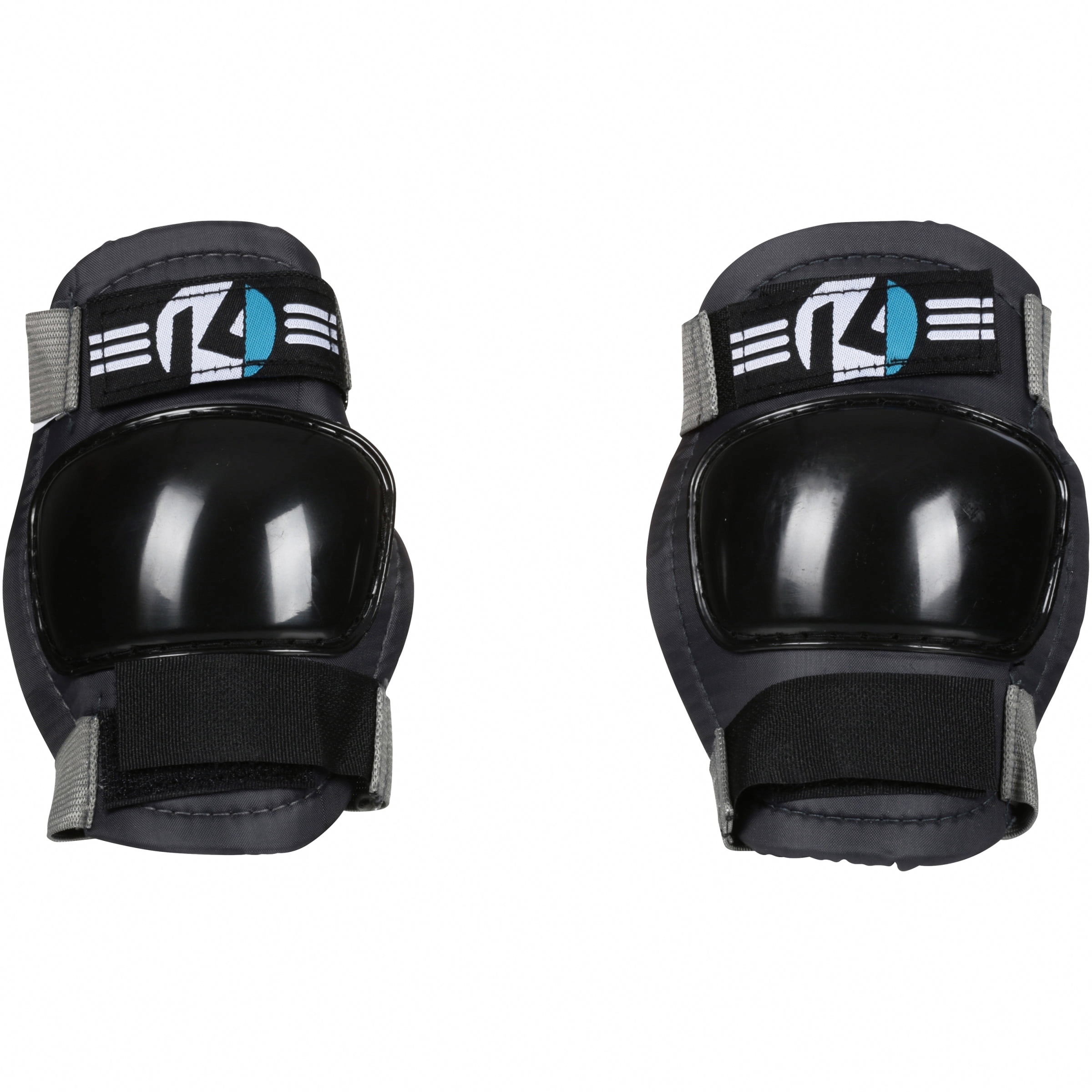 Kryptonics Youth 4-in-1 Protective Gear Set with Helmet (Grey, 21.25 in - 22.75 in) 5q0ws