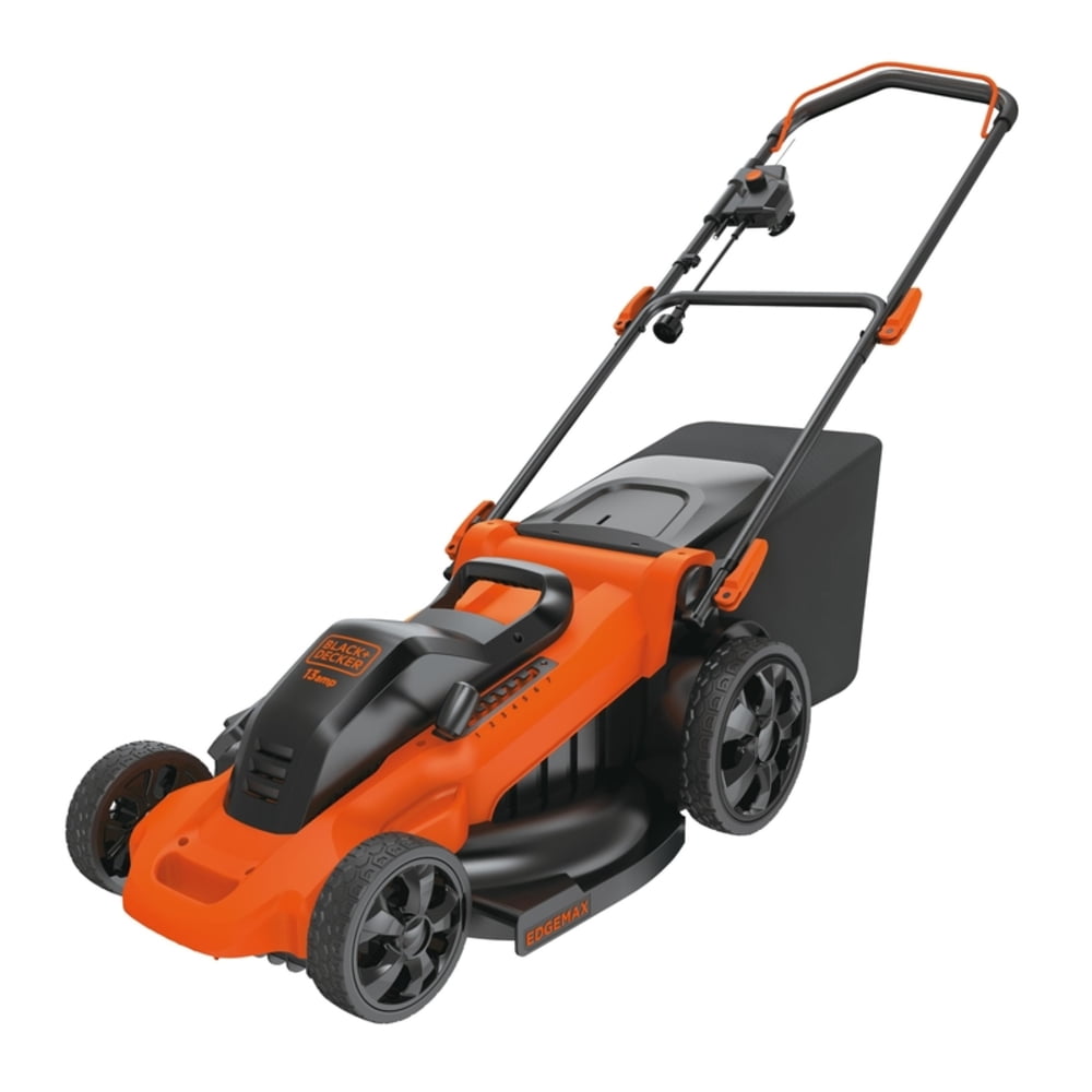 BLACK+DECKER Electric Lawn Mower, Corded 13-Amp High-Torque Motor, 20-Inch Cutting Deck (Black, 20 in) b3rkm