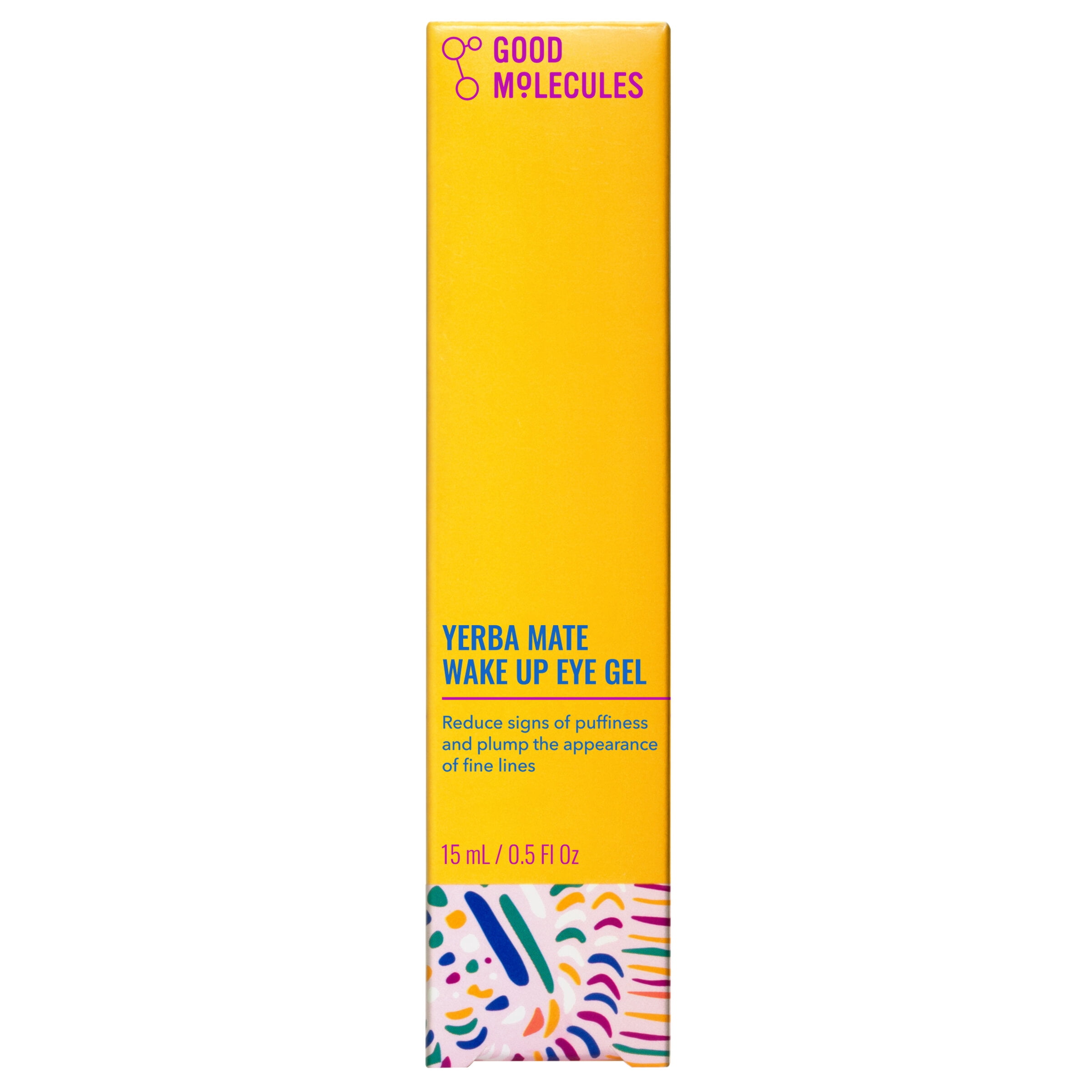 Good Molecules Yerba Mate Wake Up Eye Gel, Hydrating Caffeine Treatment for Dark Circles and Puffiness (0.5 fl oz) efp9s