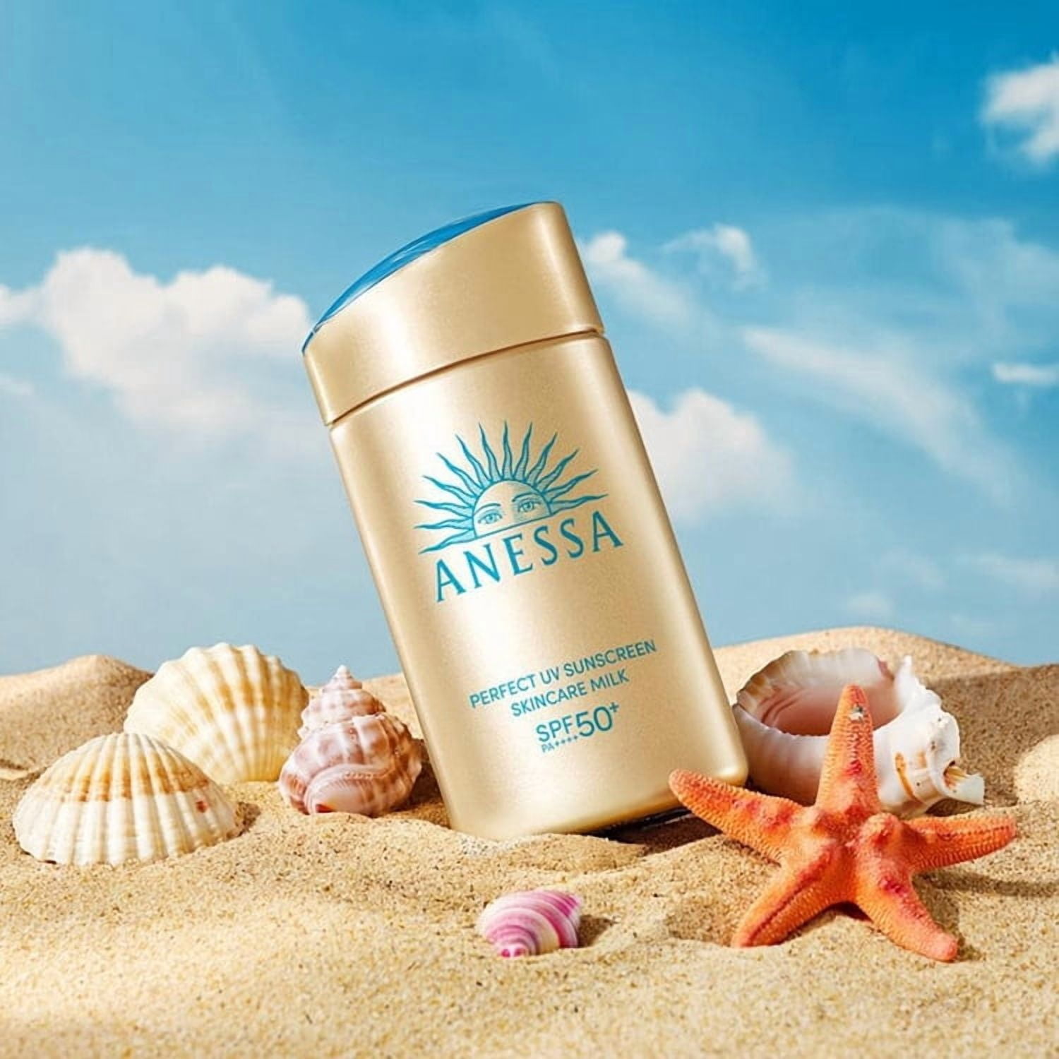 Anessa Perfect UV Skincare Milk N Sunscreen SPF 50+ PA++++ (2.03 fl oz) cp3wp