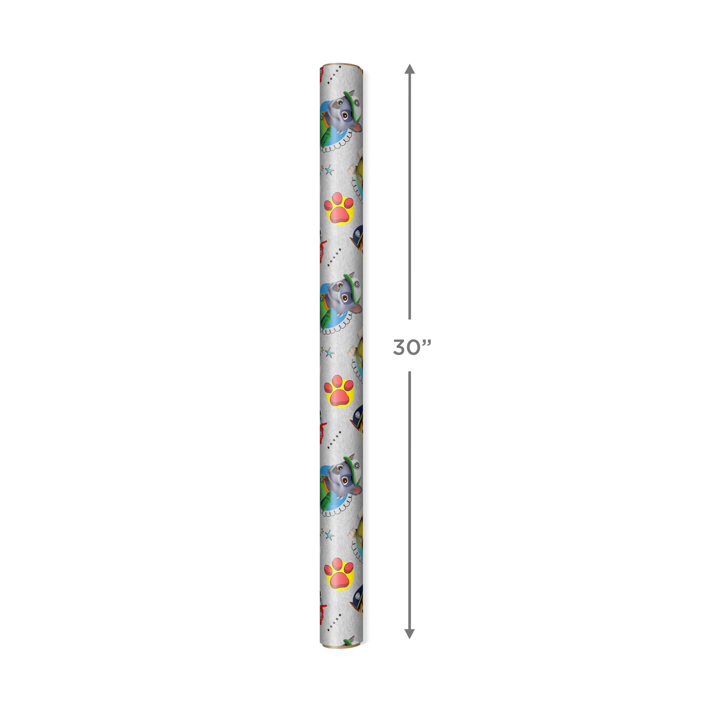 Hallmark Paw Patrol Gift Wrapping Paper (Multicolor, 22.5 sq. ft.) vl1bg