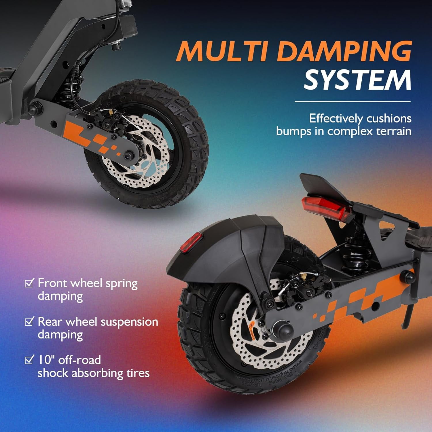 KUKIRIN G2 Electric Scooter for Adults, 800W Motor, 34-Mile Range, Foldable Commuting Scooter (Black, 10 in Tires) hg4om