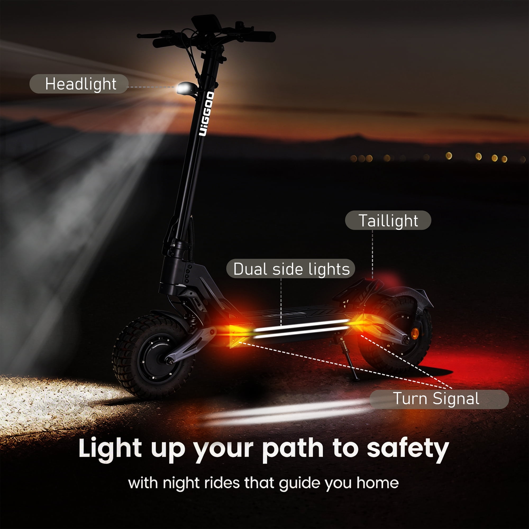 EOEOTWO K2MAX Dual Motor Electric Scooter, 4000W Off-Road Commuter with 42-Mile Range (Black, 11 in Tires) 1r5xj