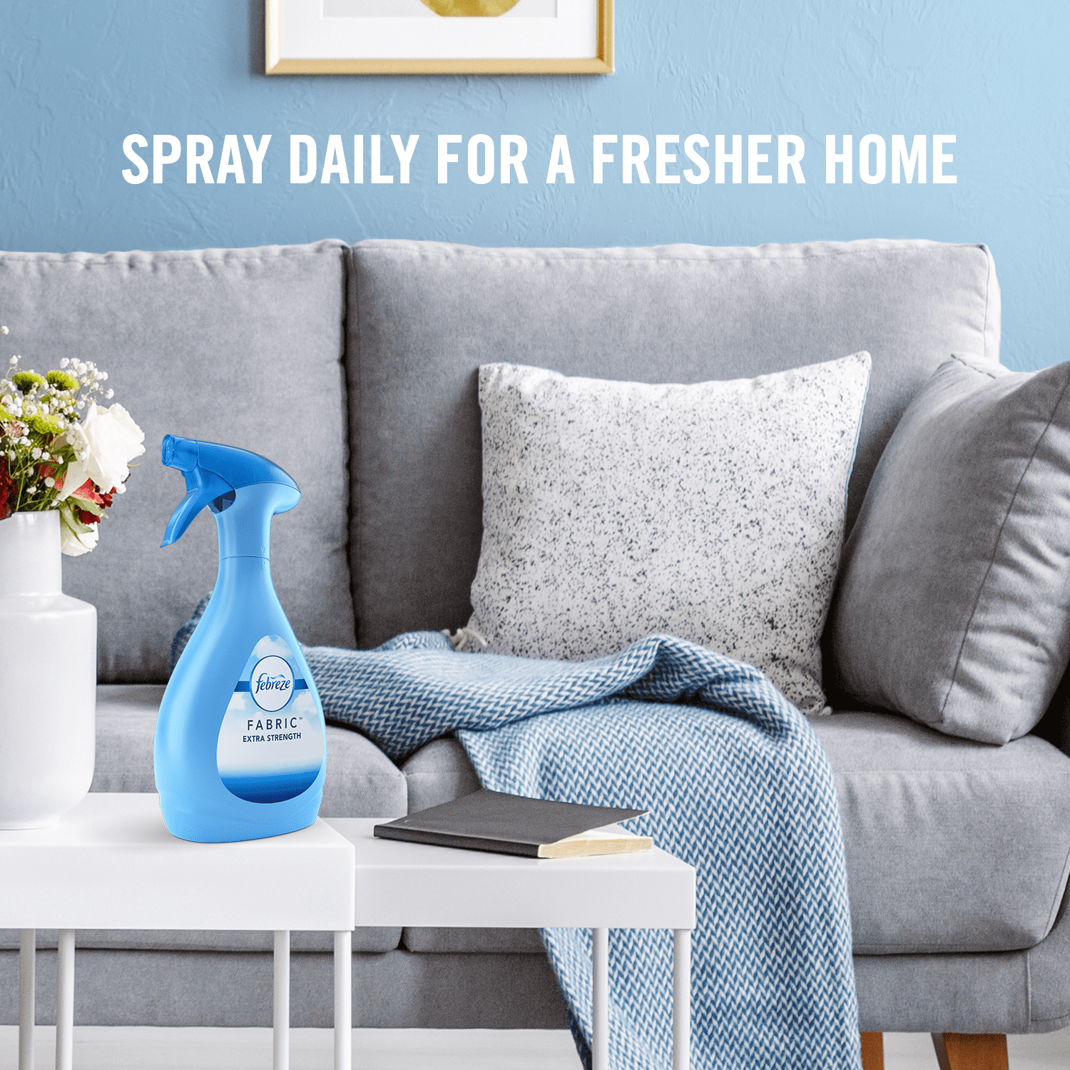 Febreze Fabric Refresher Xtra Strength Odor Eliminator Spray (Original Scent, 23.6 fl oz) ke89l