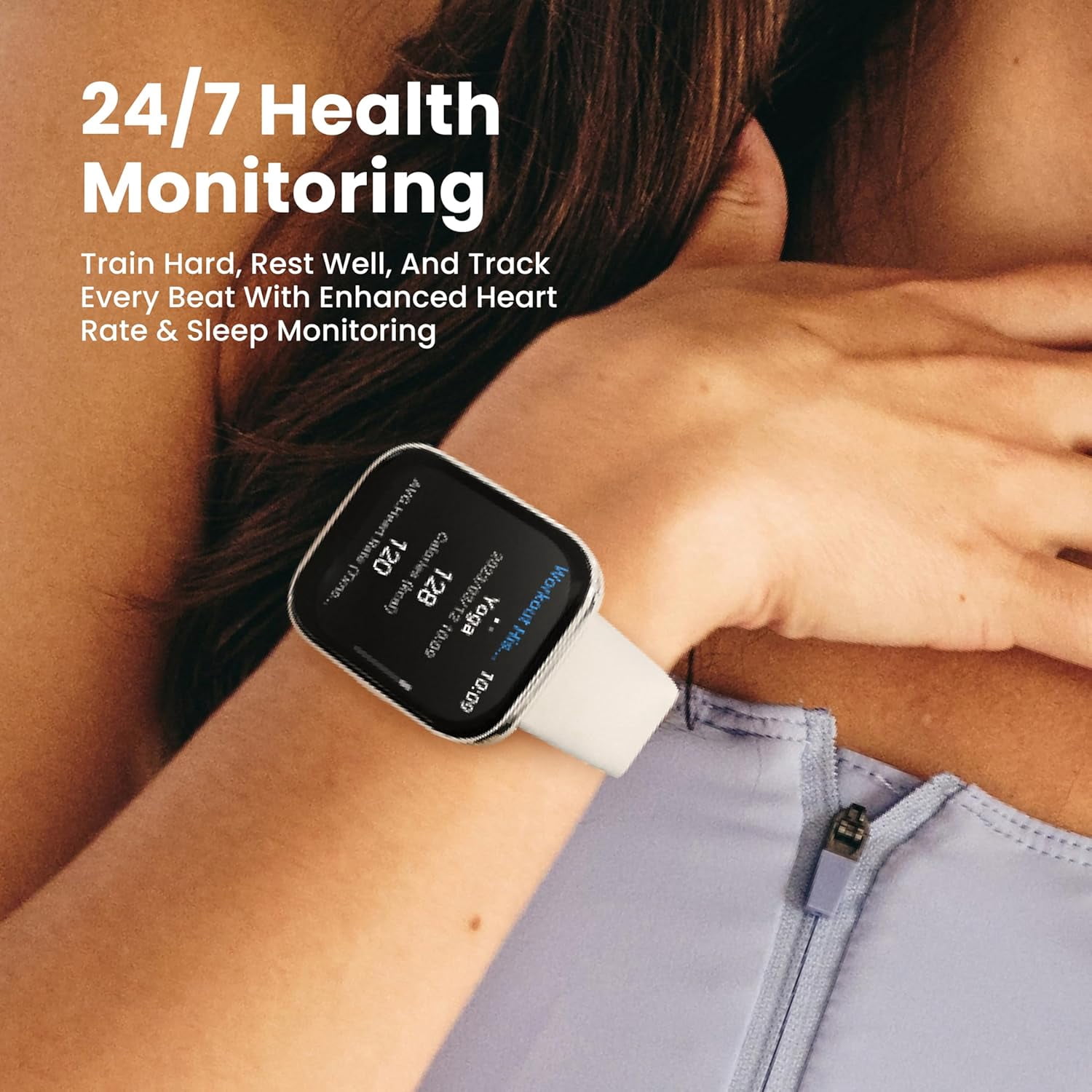 Amazfit Bip 5 Unity Smart Watch Fitness Tracker with Heart Rate Monitor (Pink, 1.91 in) okchm