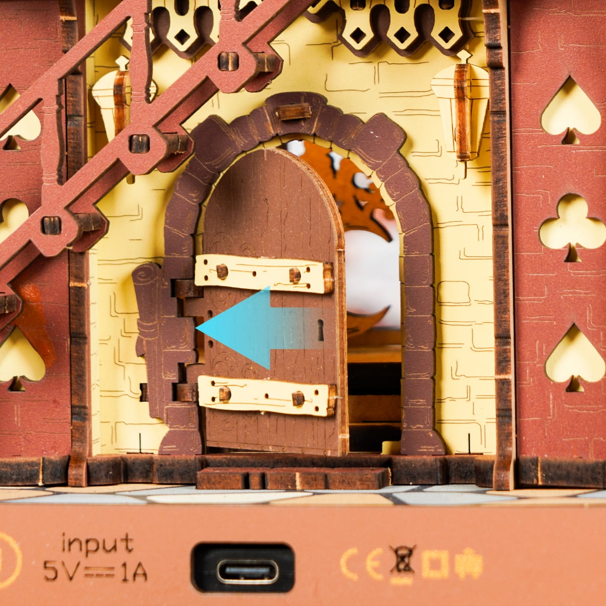 ROKR Cuckoo Clock Mechanical 3D Wooden Puzzle (Colorful, 12 in x 8 in) rq06t