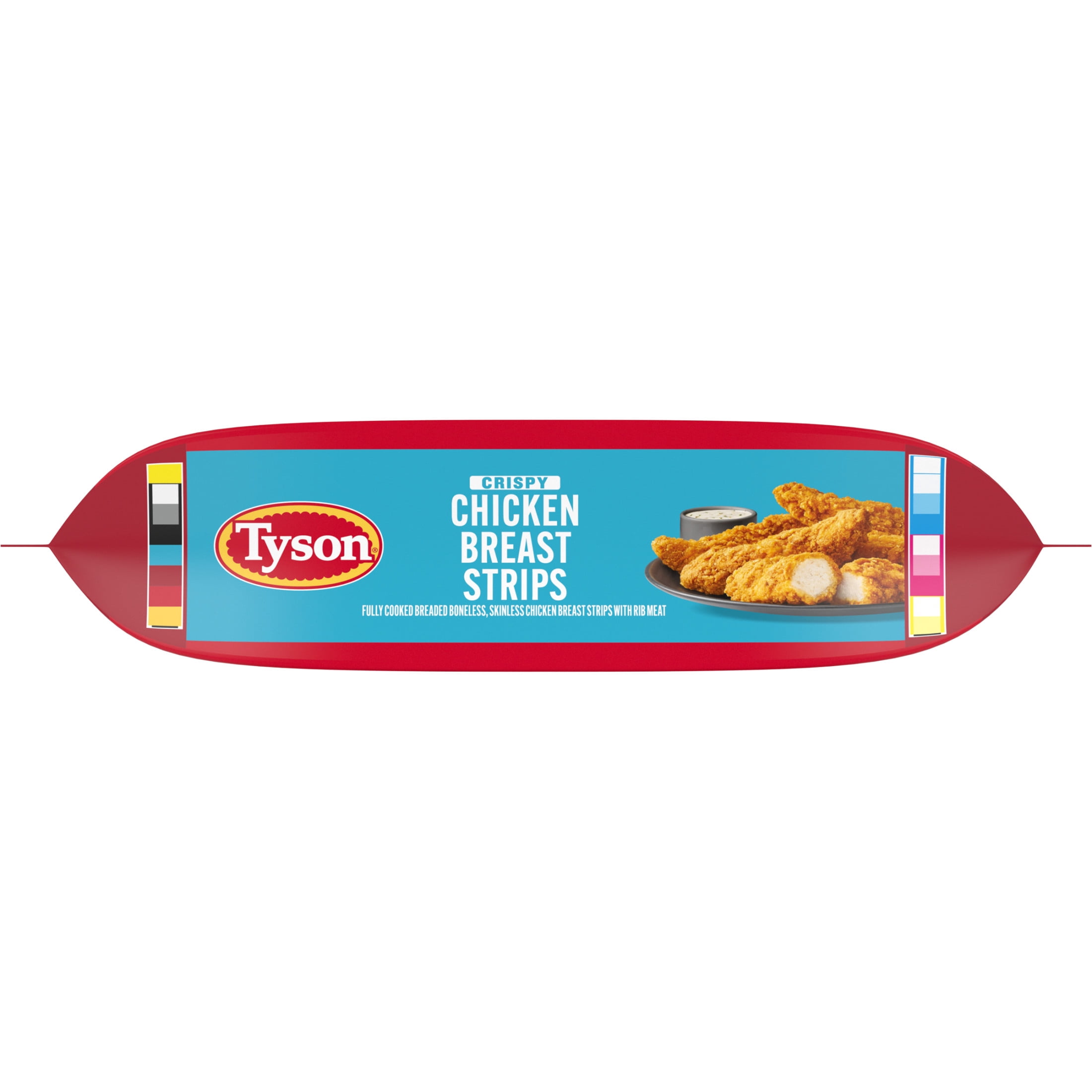 Tyson Crispy Chicken Breast Strips, Fully Cooked Frozen White Meat (25 oz) wx9o7