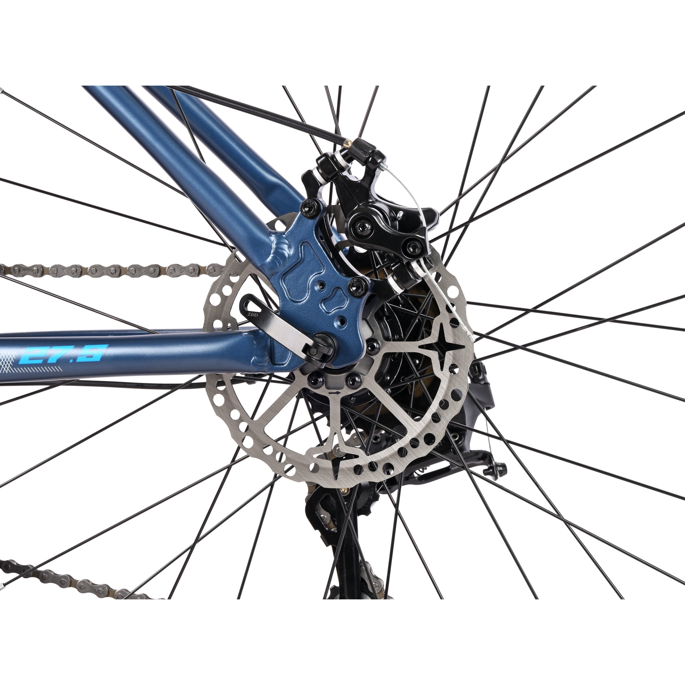 Schwinn High Timber Sport Mountain Bike, Aluminum Frame, 21-Speed Drivetrain, Off-Road Trail Performance (Blue, 27.5 in) 8mnit