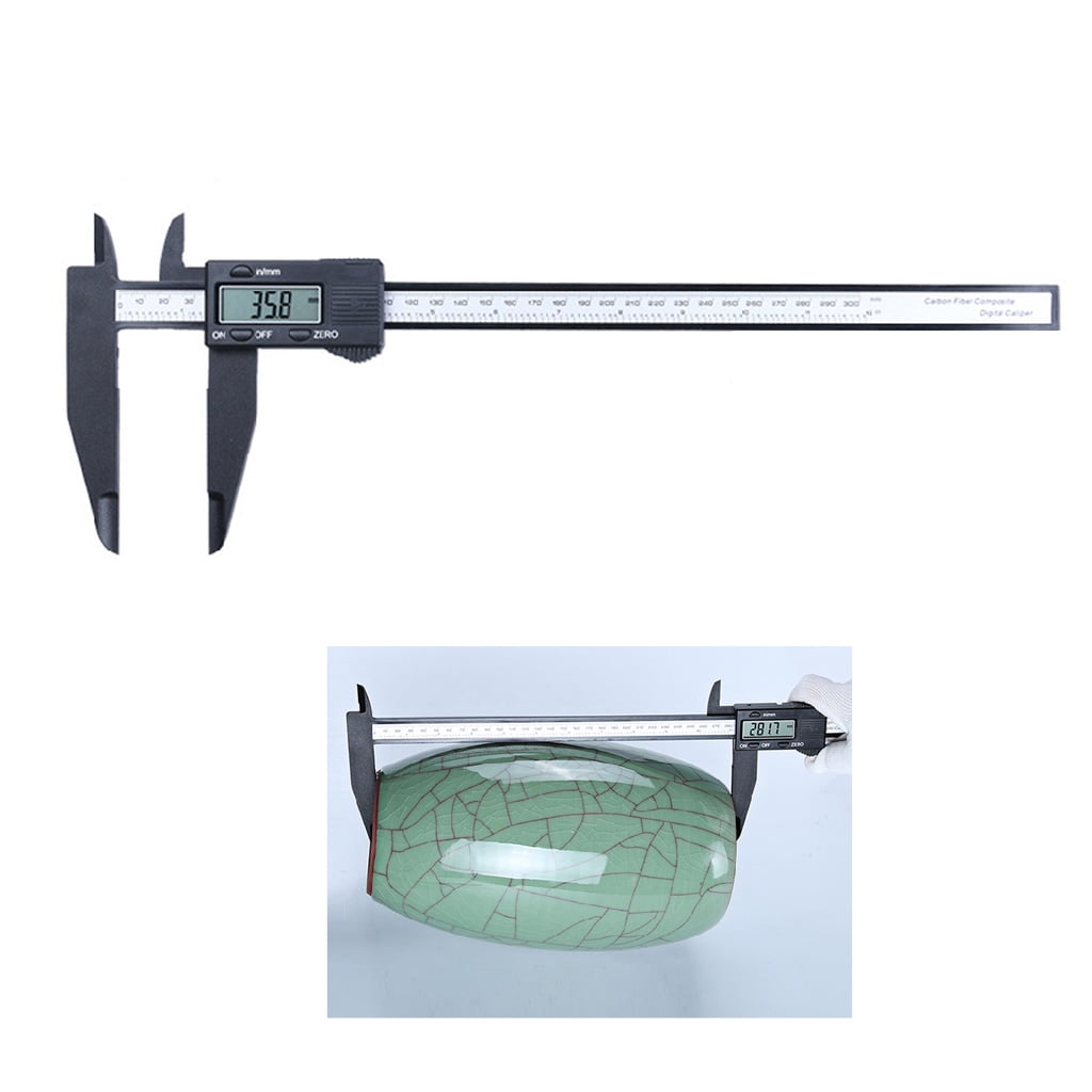 Bravomigo Electronic Digital Caliper with Large LCD Screen (12 in) 5l9hr