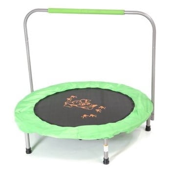 Skywalker Trampolines Mini Bouncer with Handlebar (Green, 36 in) pczfa