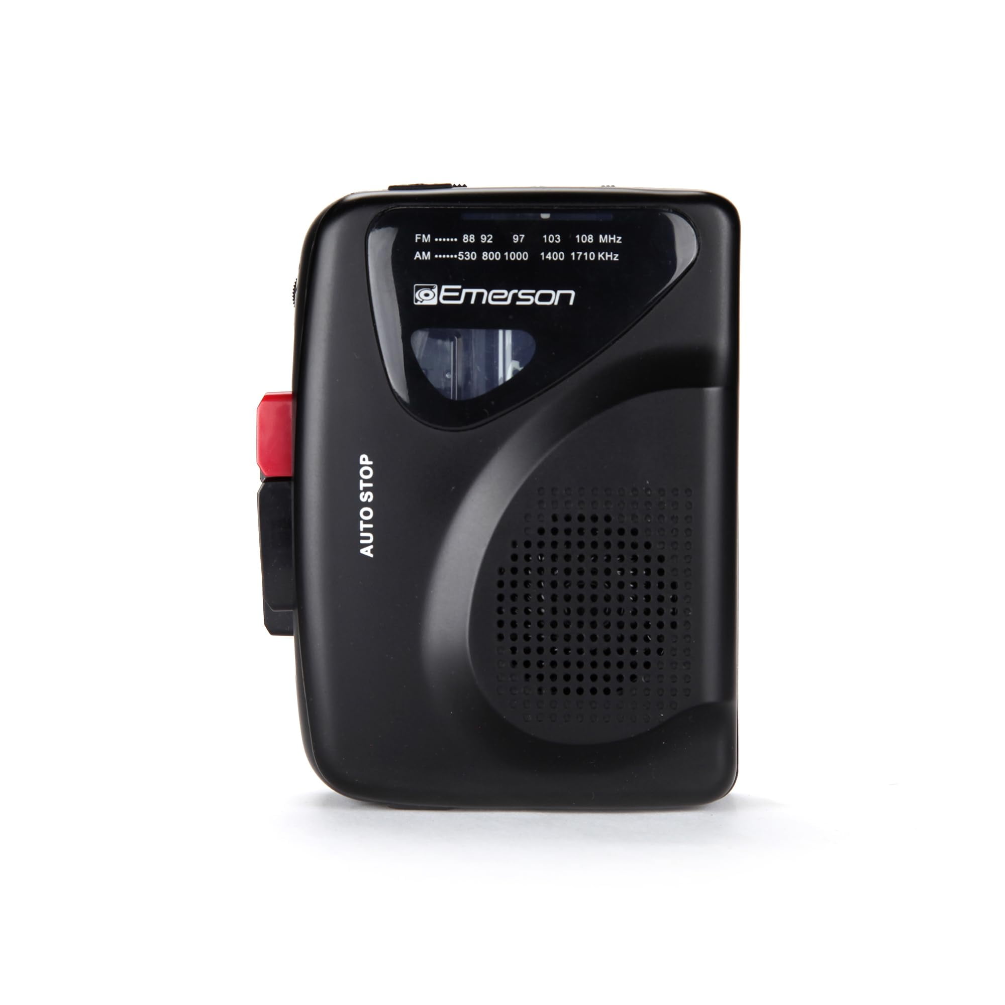 Emerson Portable Cassette Player and Recorder with AM/FM Radio (Black, 1 Unit) 6x53b