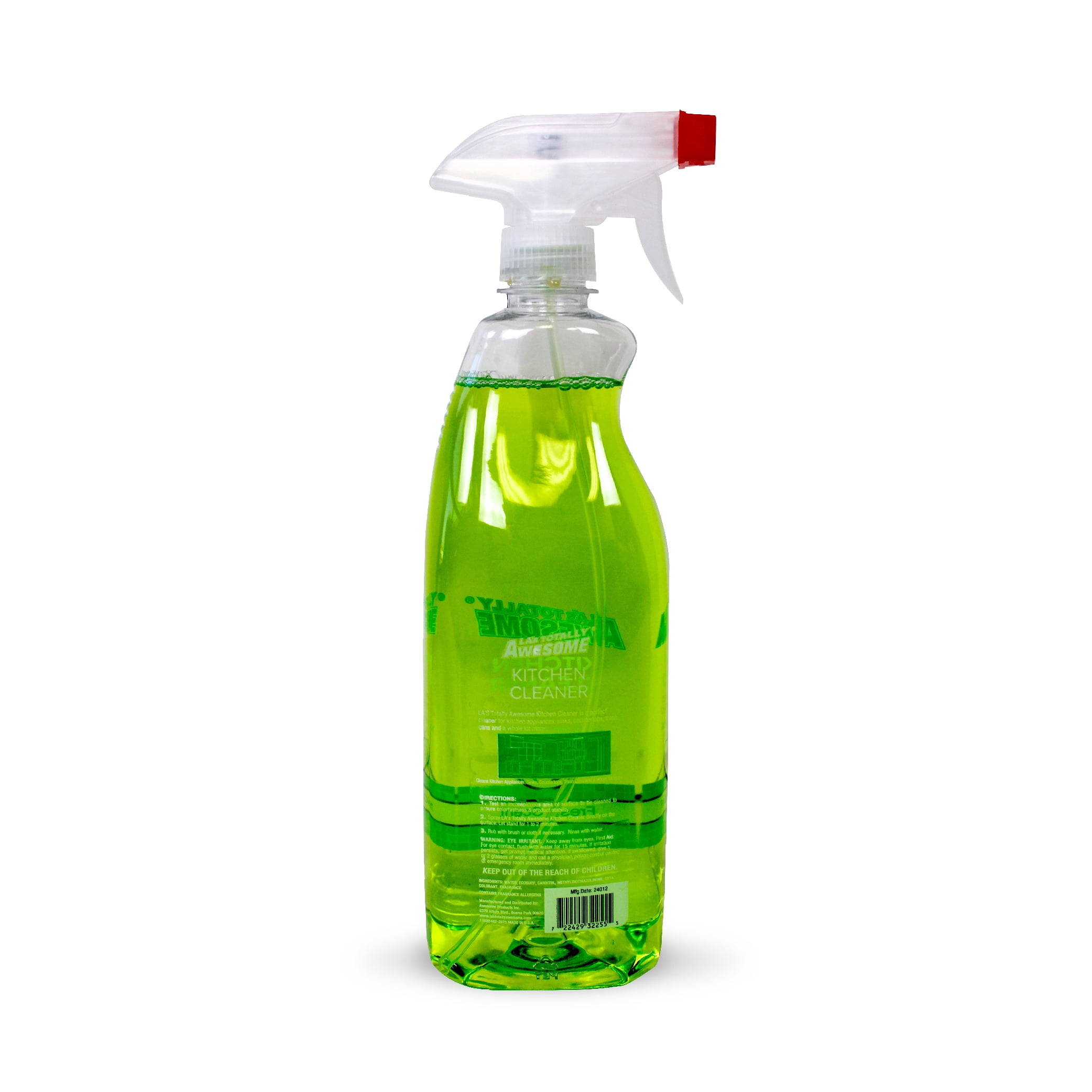 LA's Totally Awesome Daily Kitchen Cleaner Spray, Plant-Derived Multi-Surface Formula (32 fl oz, Pack of 6) 9prrf