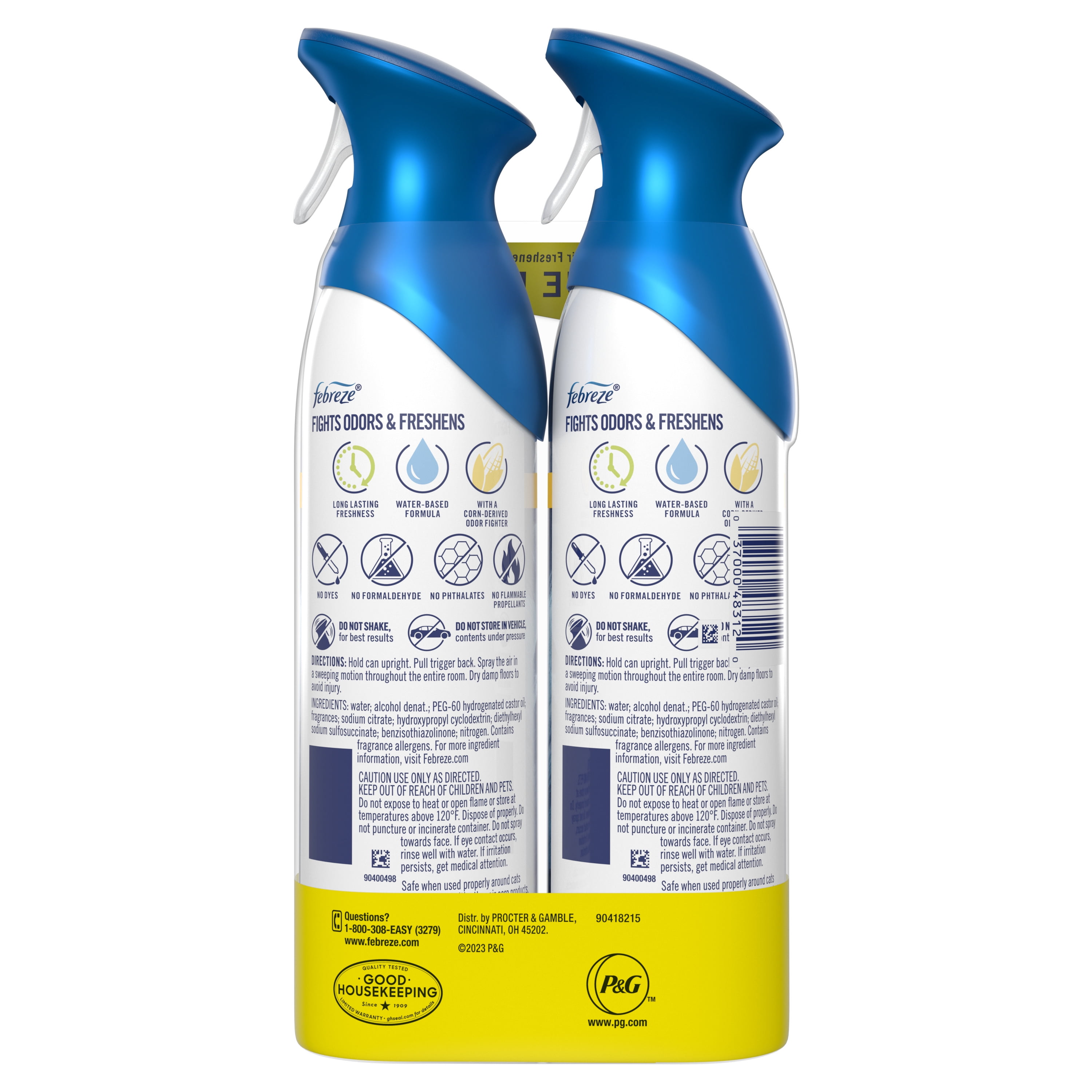 Febreze Air Freshener Room Spray, Odor-Fighting Mist, Ocean Scent (8.8 oz, 2 Count) 29rpw