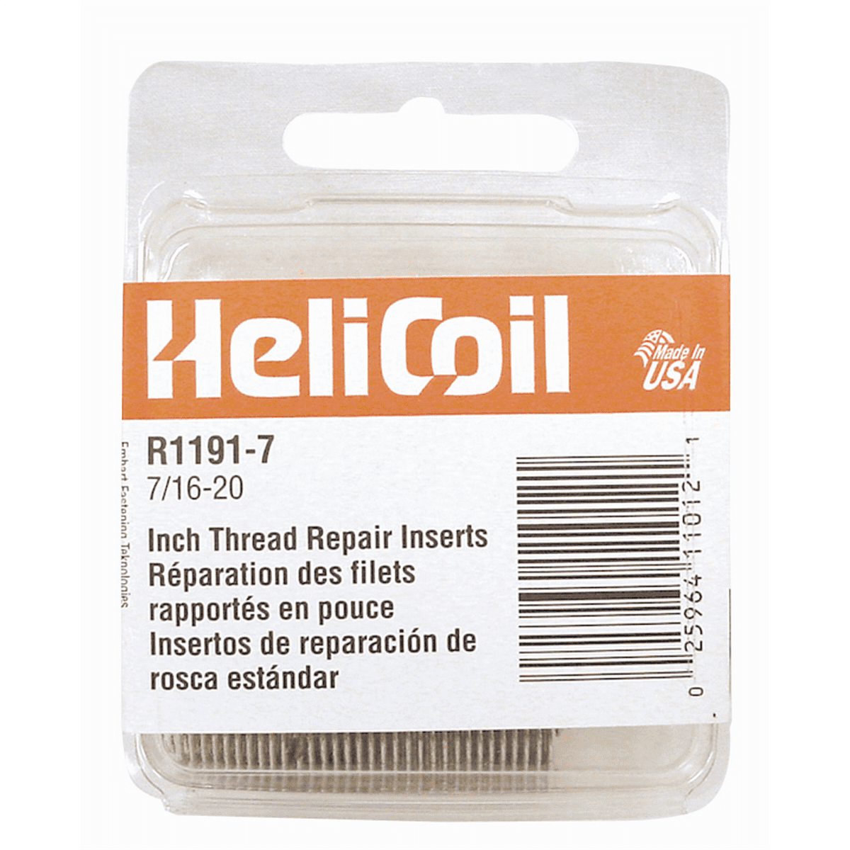 HeliCoil Thread Repair Insert Kit (Heavy-Duty, Stainless Steel, 12-Pack) v0p5m