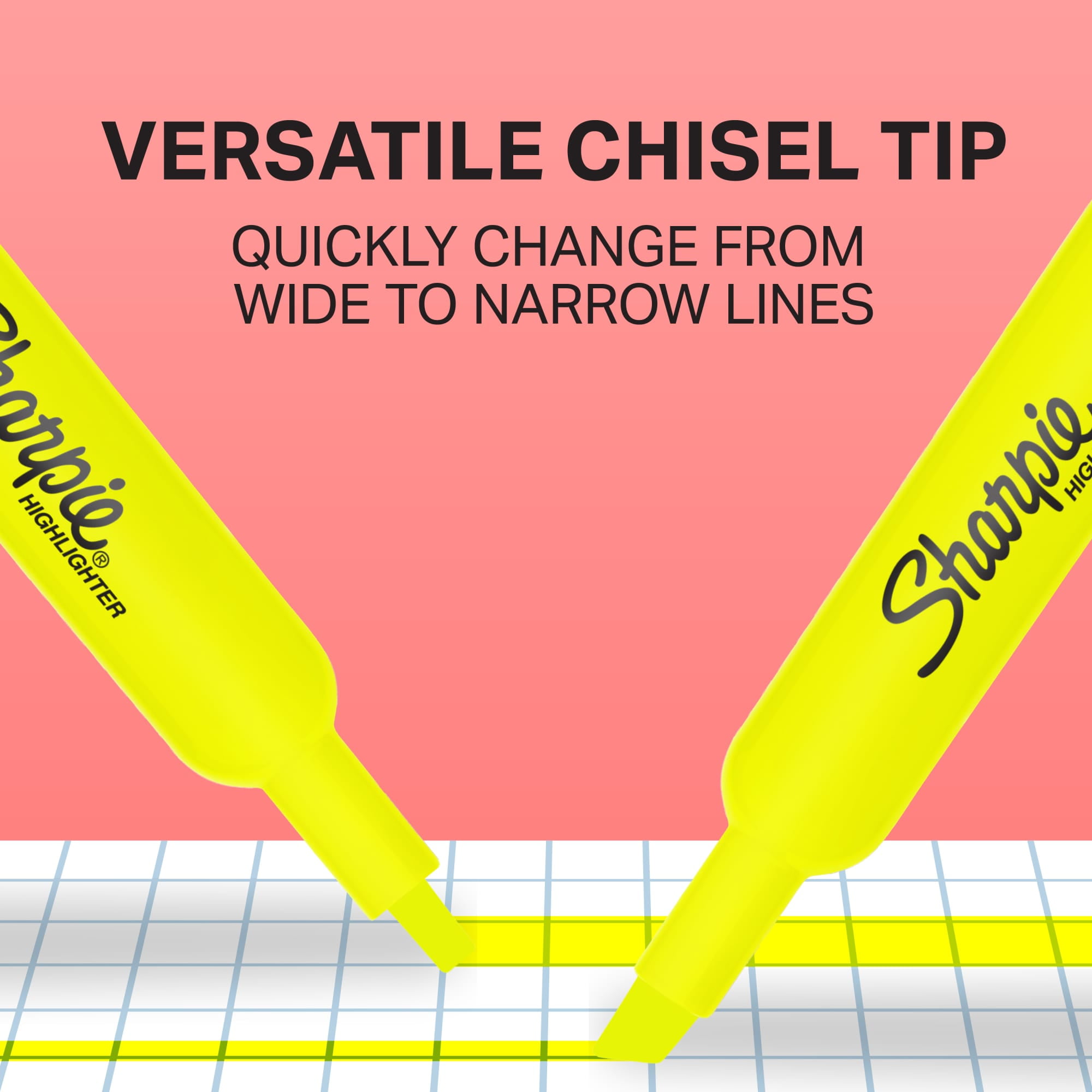 Sharpie Accent Tank Style Highlighter, Chisel Tip, Fluorescent Orange (12 Count) 5zvzd