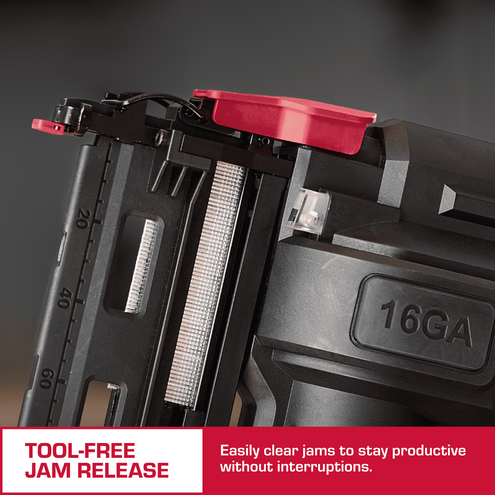 Hyper Tough 20V Brushless Cordless 16-Gauge Finish Nailer Kit (Black, 5/8 to 2-1/2 in) xk8fg
