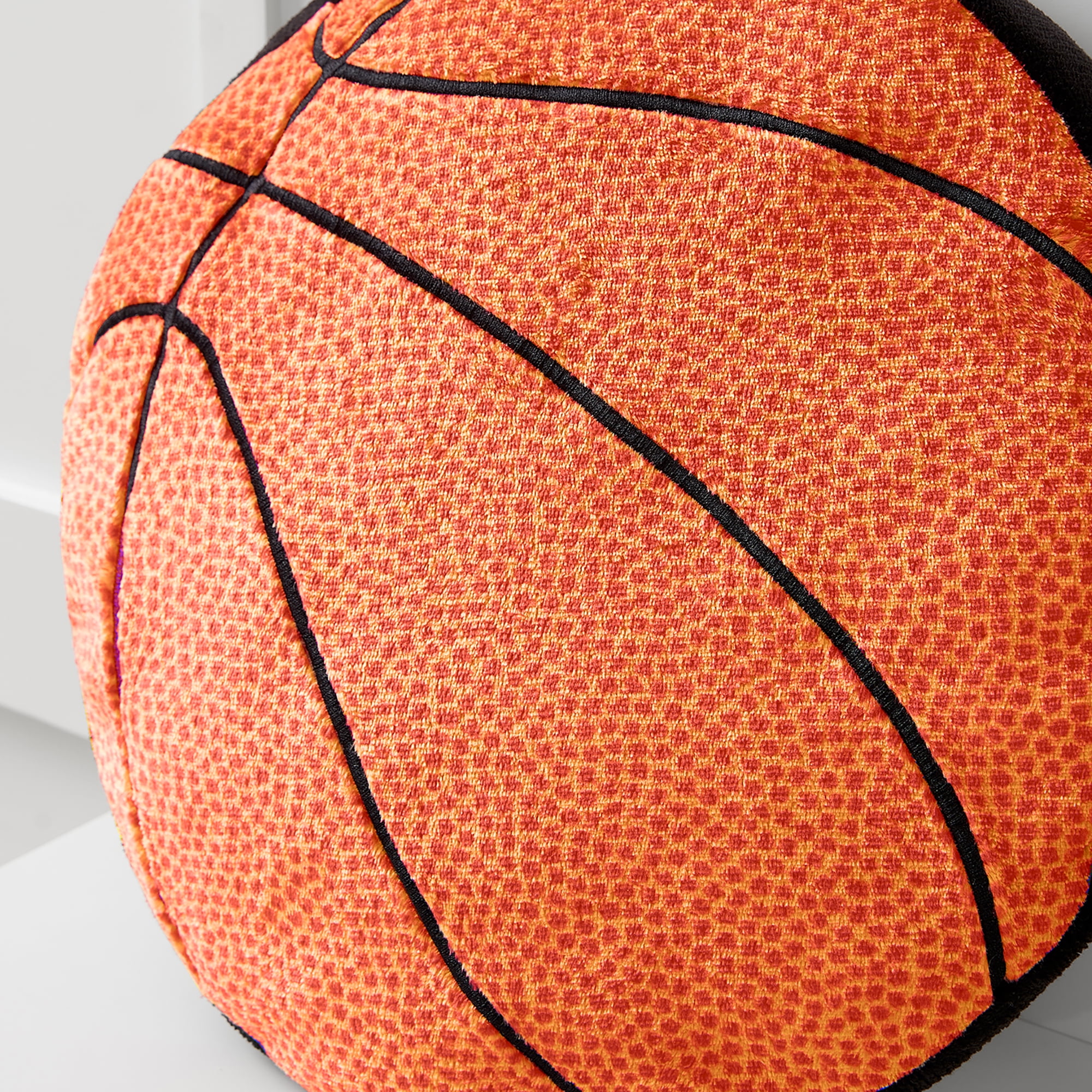 Your Zone Kids Basketball Decorative Throw Pillow (Orange, 14 in x 14 in) dbhso
