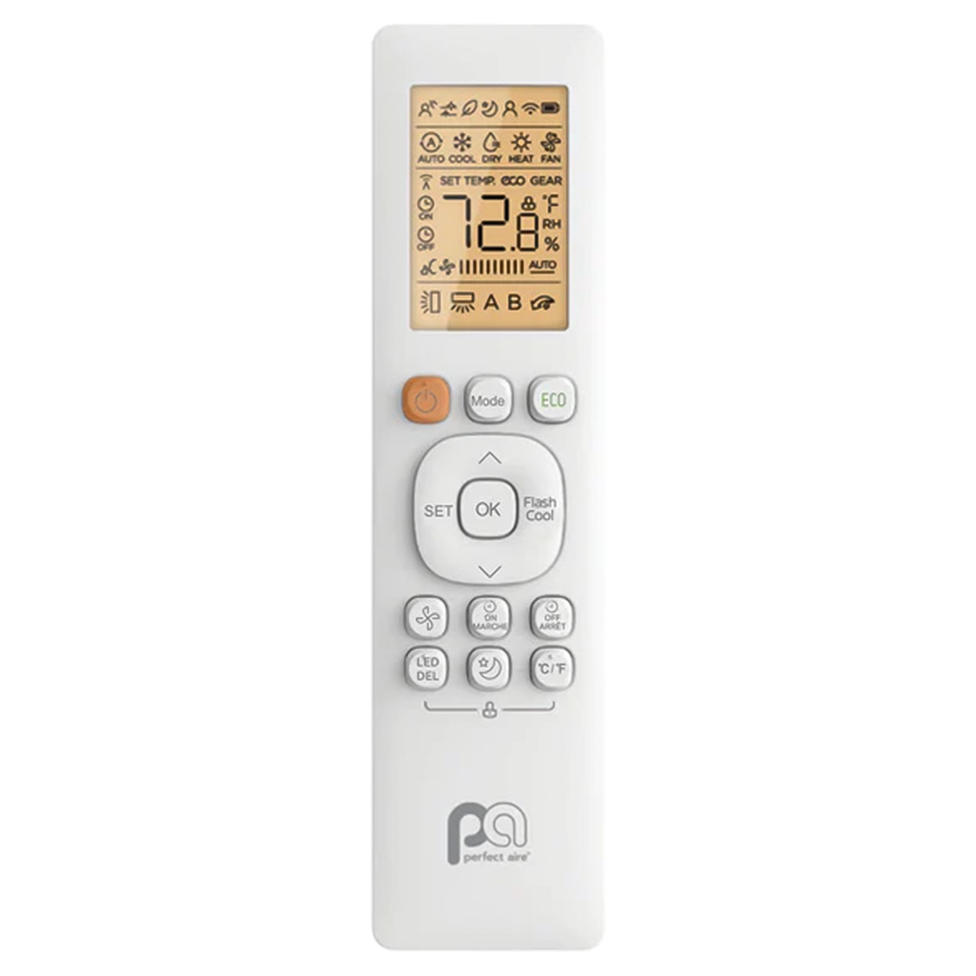Perfect Aire 25000 BTU Window Air Conditioner with Remote Control (White, 1500 sq ft) 1etxn