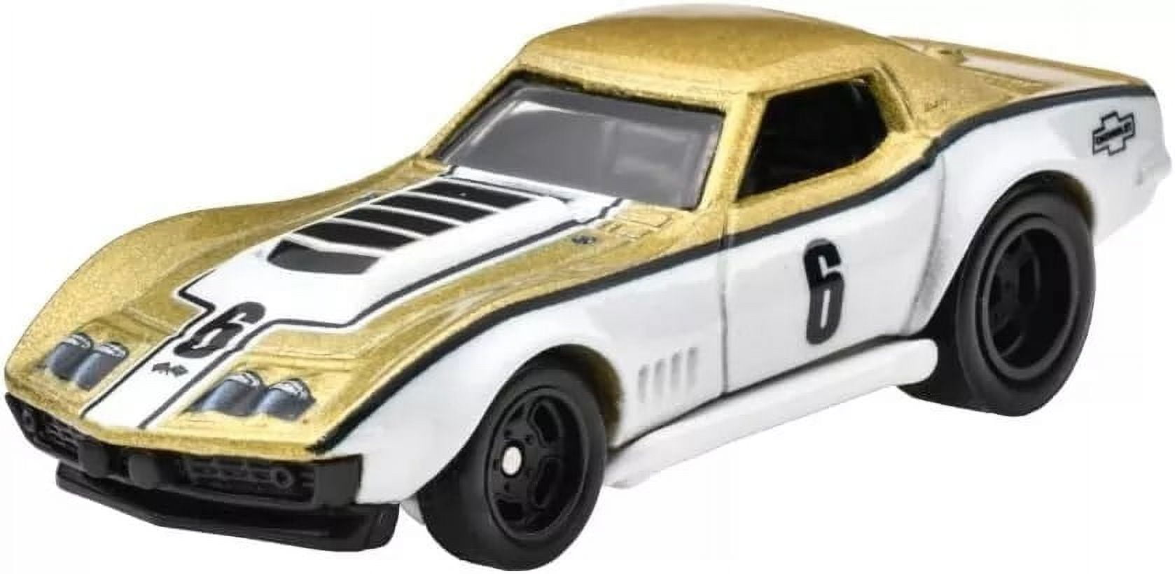 Hot Wheels Premium Car Culture 2-Pack Custom Corvette Stingray Coupe and '69 Copo Corvette (1:64 Scale) 3sfjz