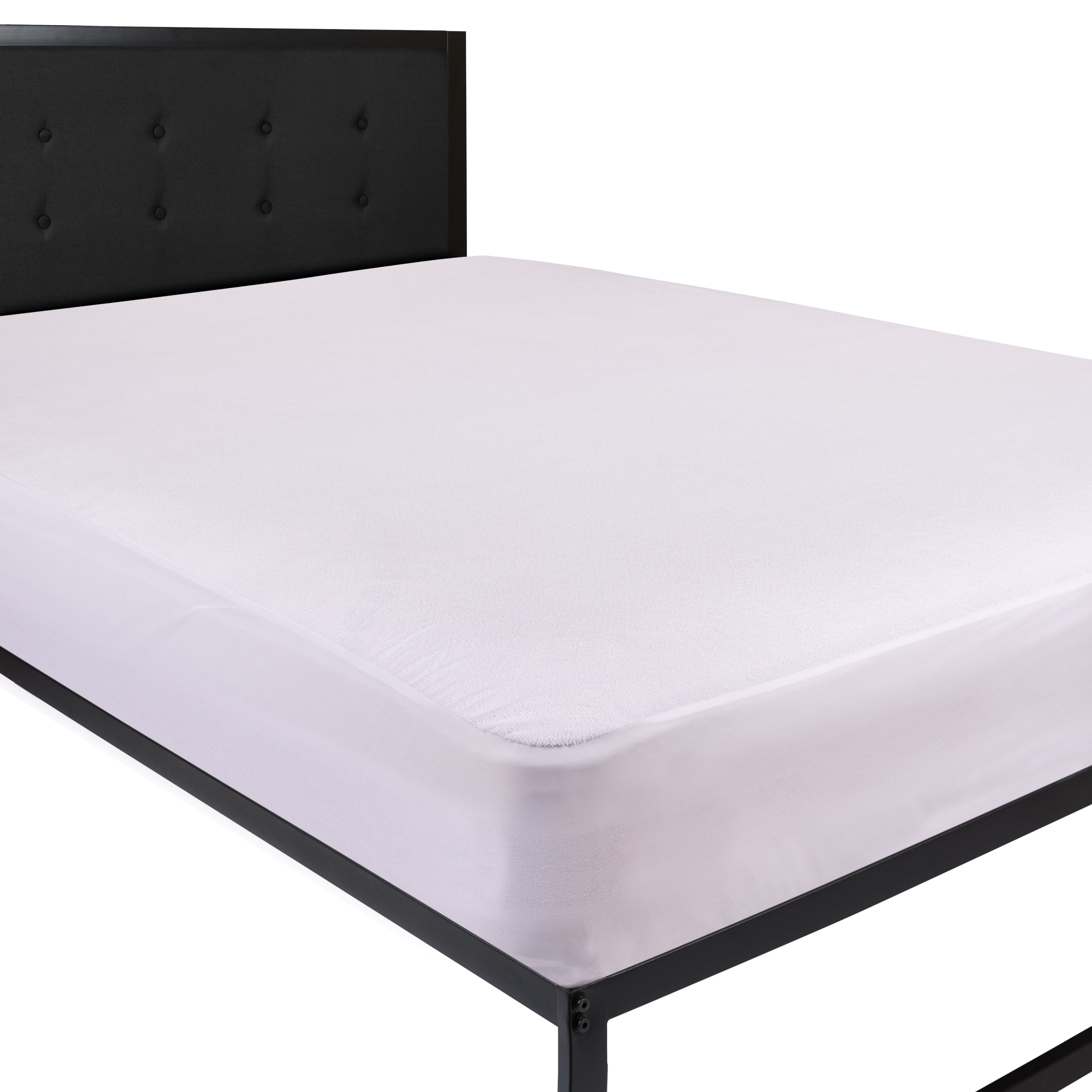 Flash Furniture Capri Premium Waterproof Mattress Protector (White, King Size) s8j9b