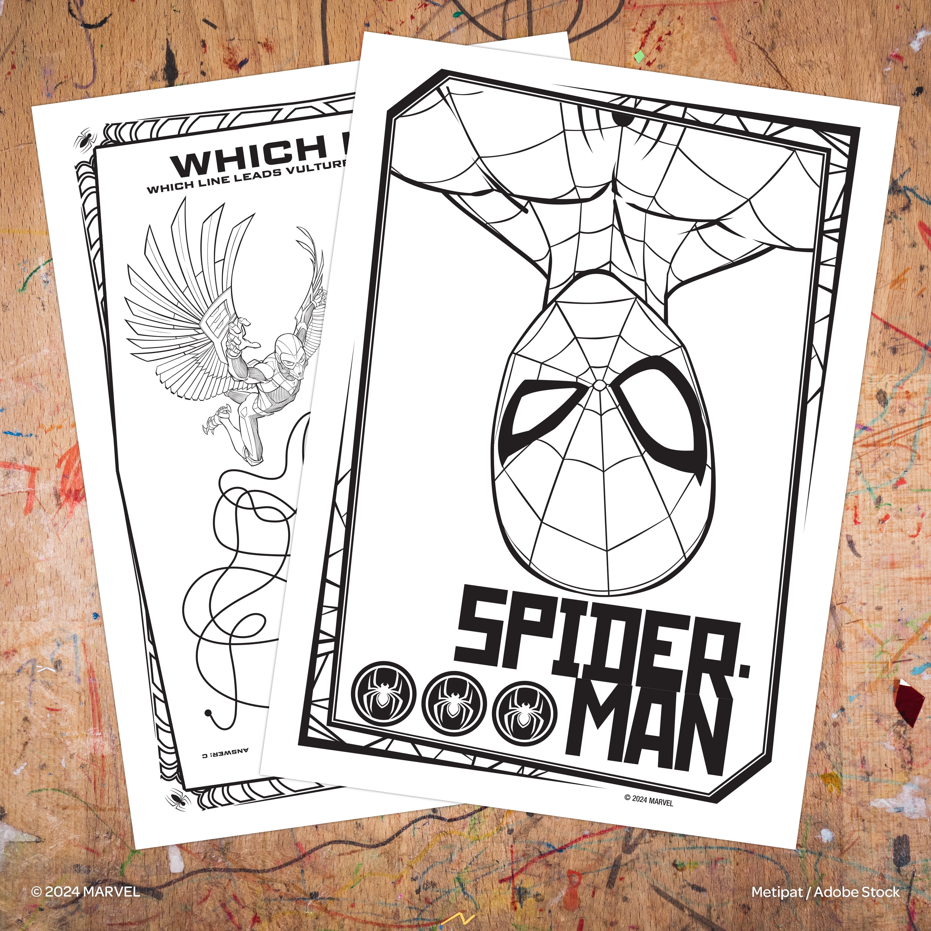Marvel Spiderman Coloring and Activity Book with Tear and Share Pages (48 Pages, 7.75 in x 10.75 in) o0oyb