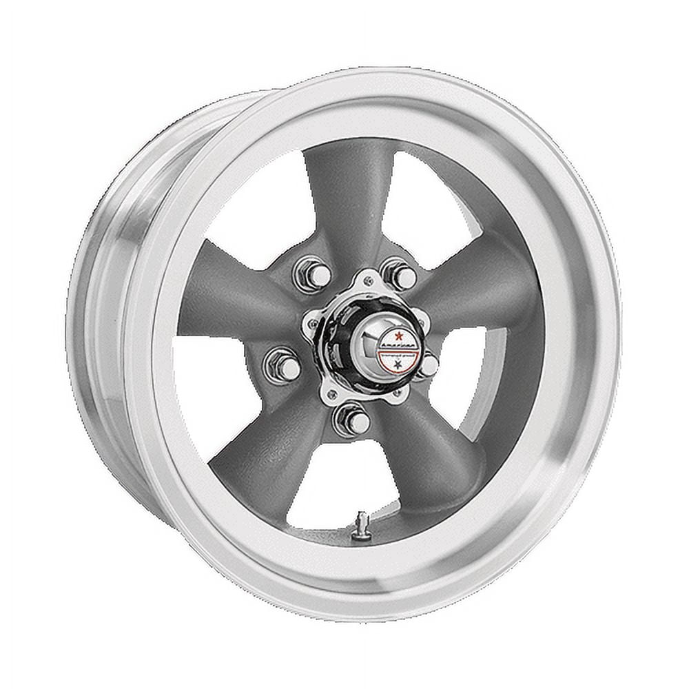 American Racing VN105 Torq Thrust D Wheel (Gray Machined Lip, 15x7 in) xm9ia