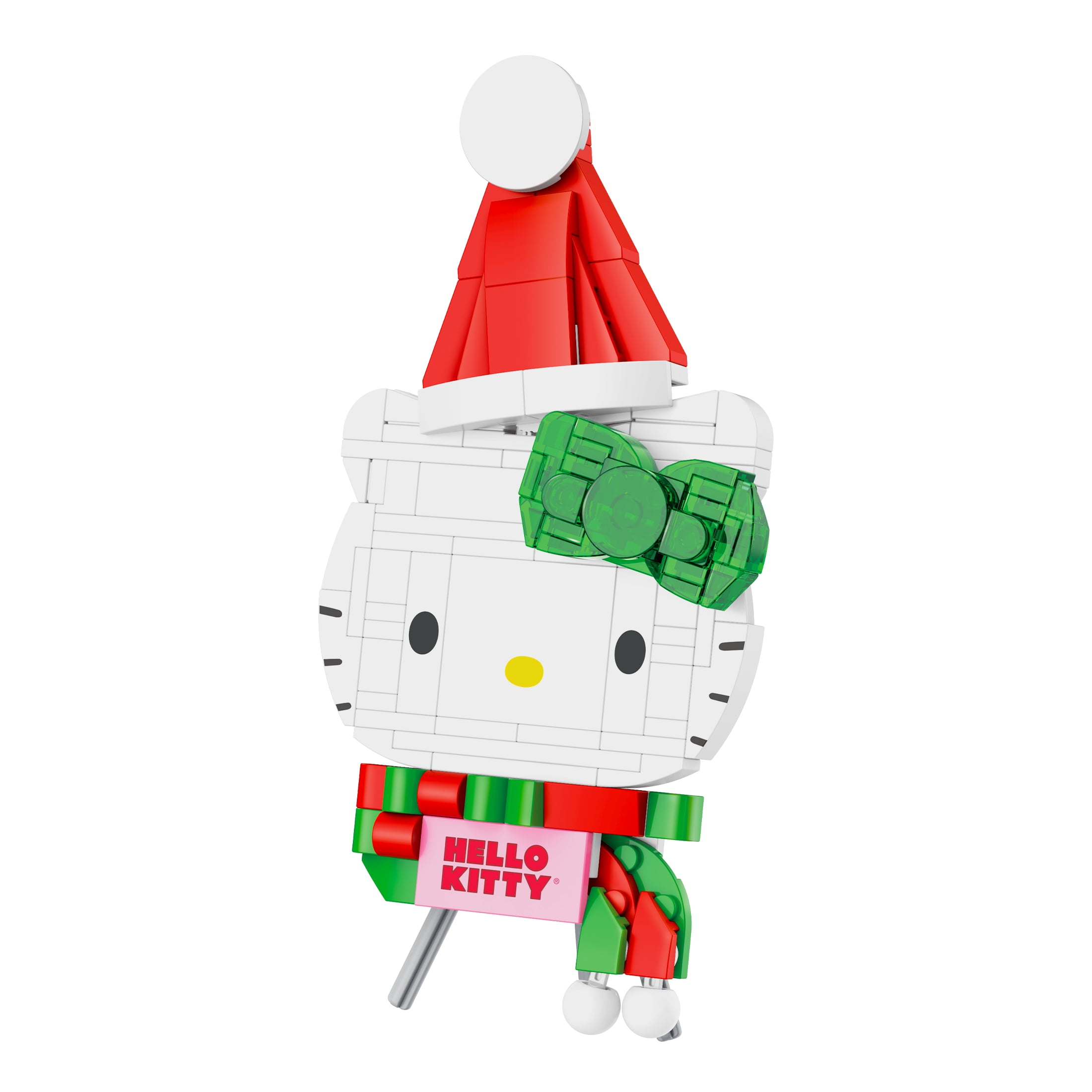 Brickcraft Hello Kitty Holiday Building Kit, Festive Sanrio Character Display Set (152 Piece Set) 0088p