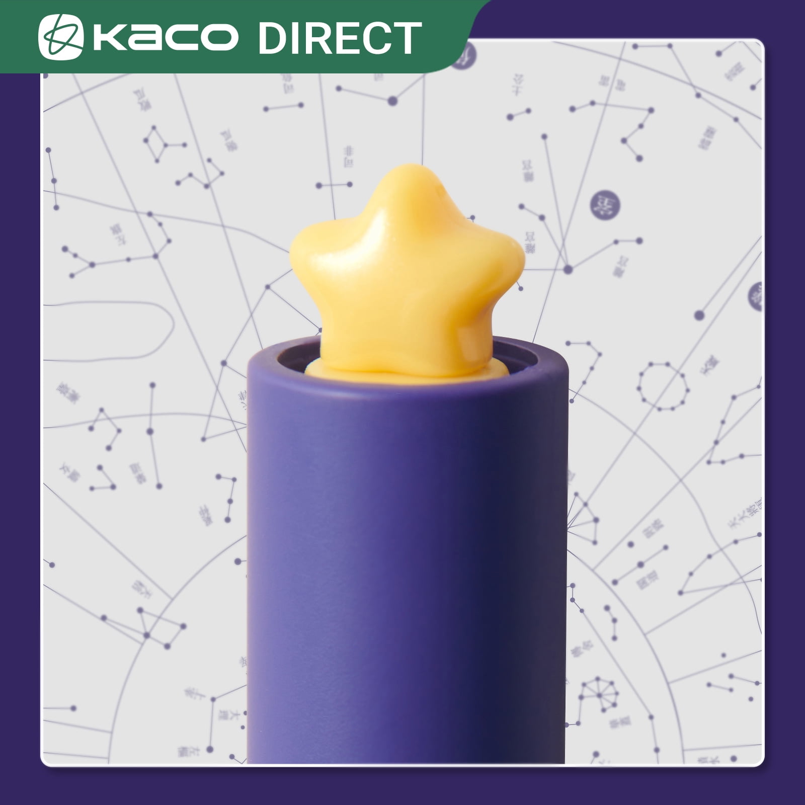 Kaco FIRST Gel Ink Pens, Smooth Writing Aesthetic Stationery Set with 4 Refills (Purple, 2 Pack) e85ti