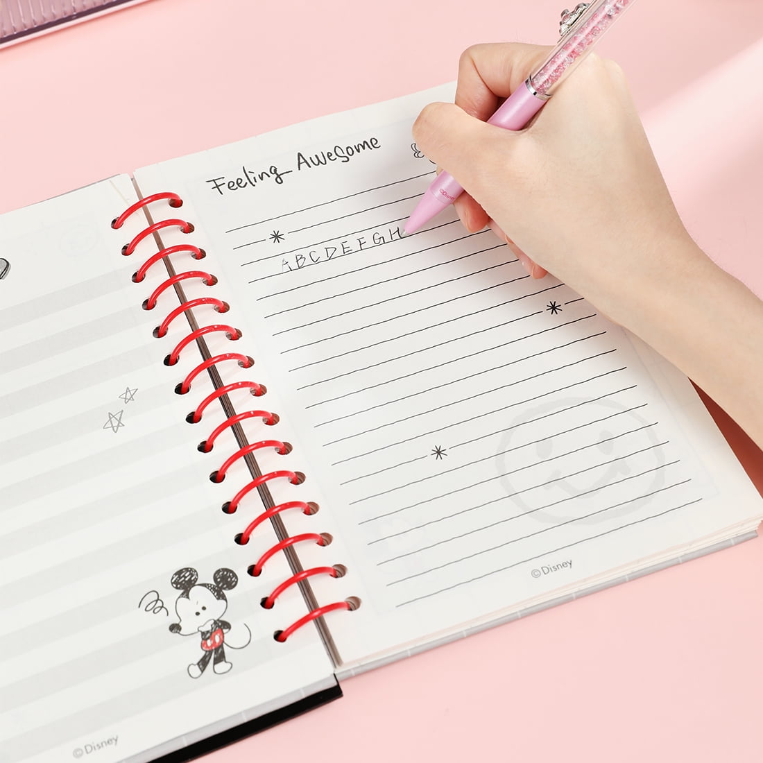 Miniso Disney Mickey Mouse Collection Spiral Notebook (80 Sheets) gnqqg