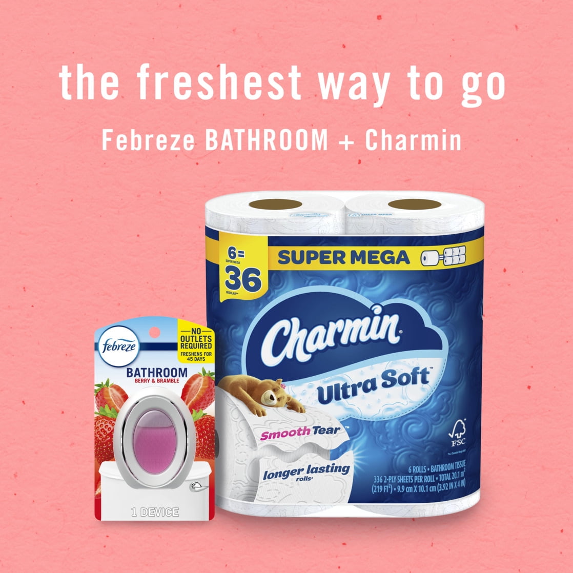 Febreze BATH Air Freshener Berry & Bramble (Berry & Bramble, 0.25 fl oz, 3 Pack) iwc6z