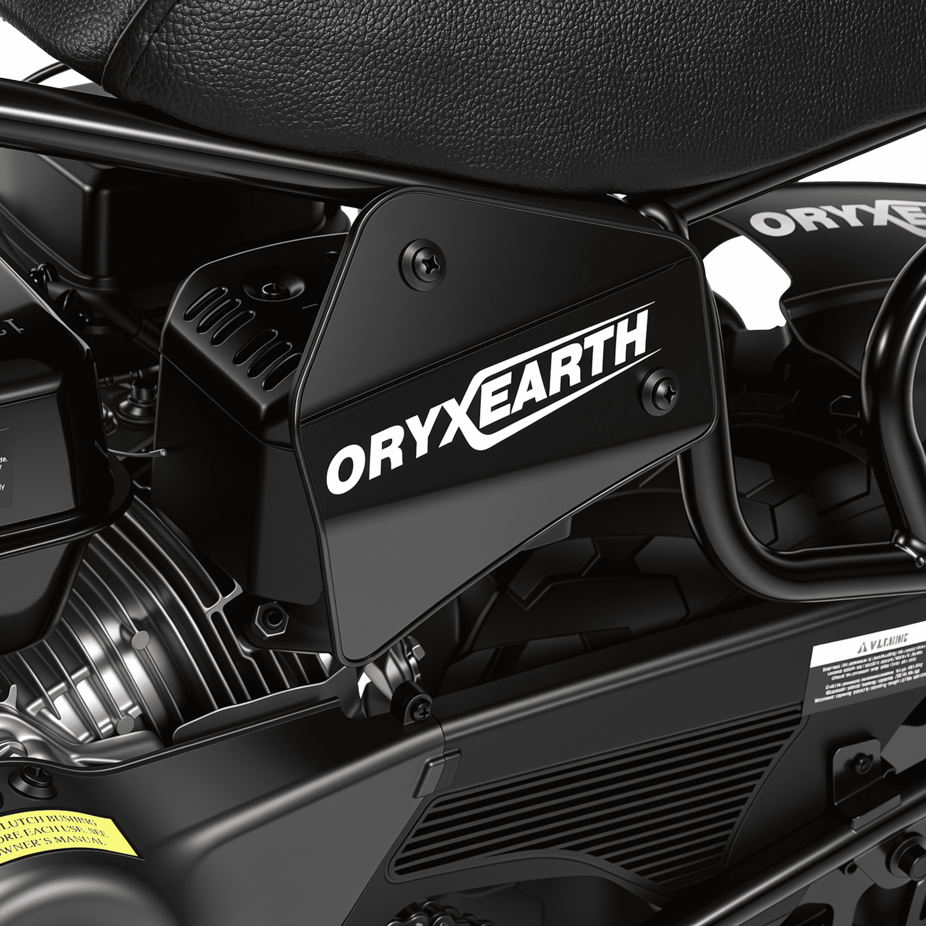 Oryxearth BRM200-2 4-Stroke Gas Powered Minibike, Off-Road Trail Dirt Bike for Adults and Teens (Black, 200 lb Capacity) iqjxm