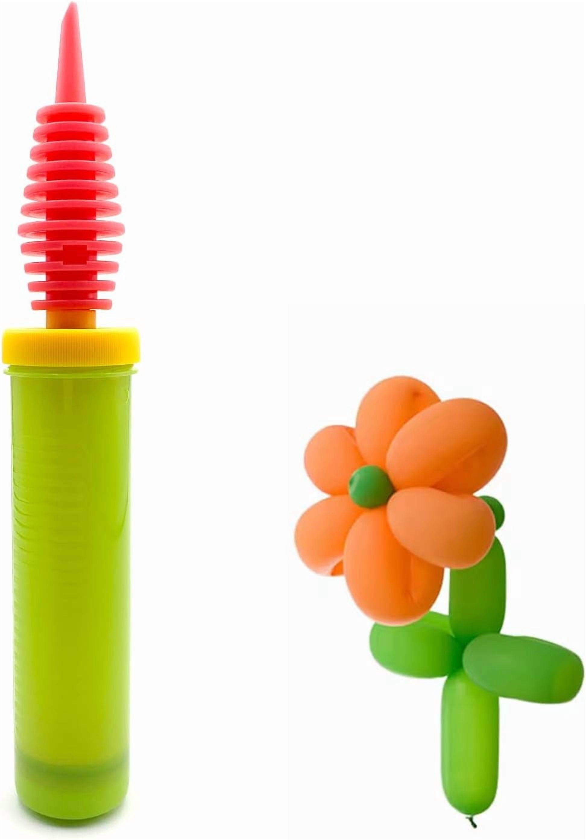 Generic Balloon Pump Handheld Two-Way Dual Action Manual Inflator (Green, 11 in) mjjpi