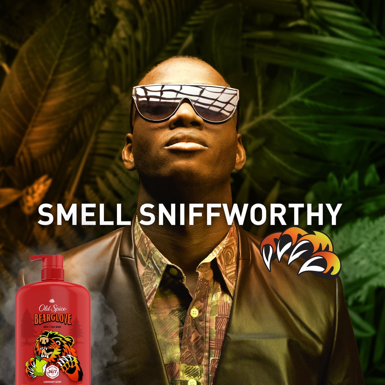 Old Spice Men's Body Wash, Bearglove Scent, Long-Lasting Freshness, 33.4 fl oz hgg96