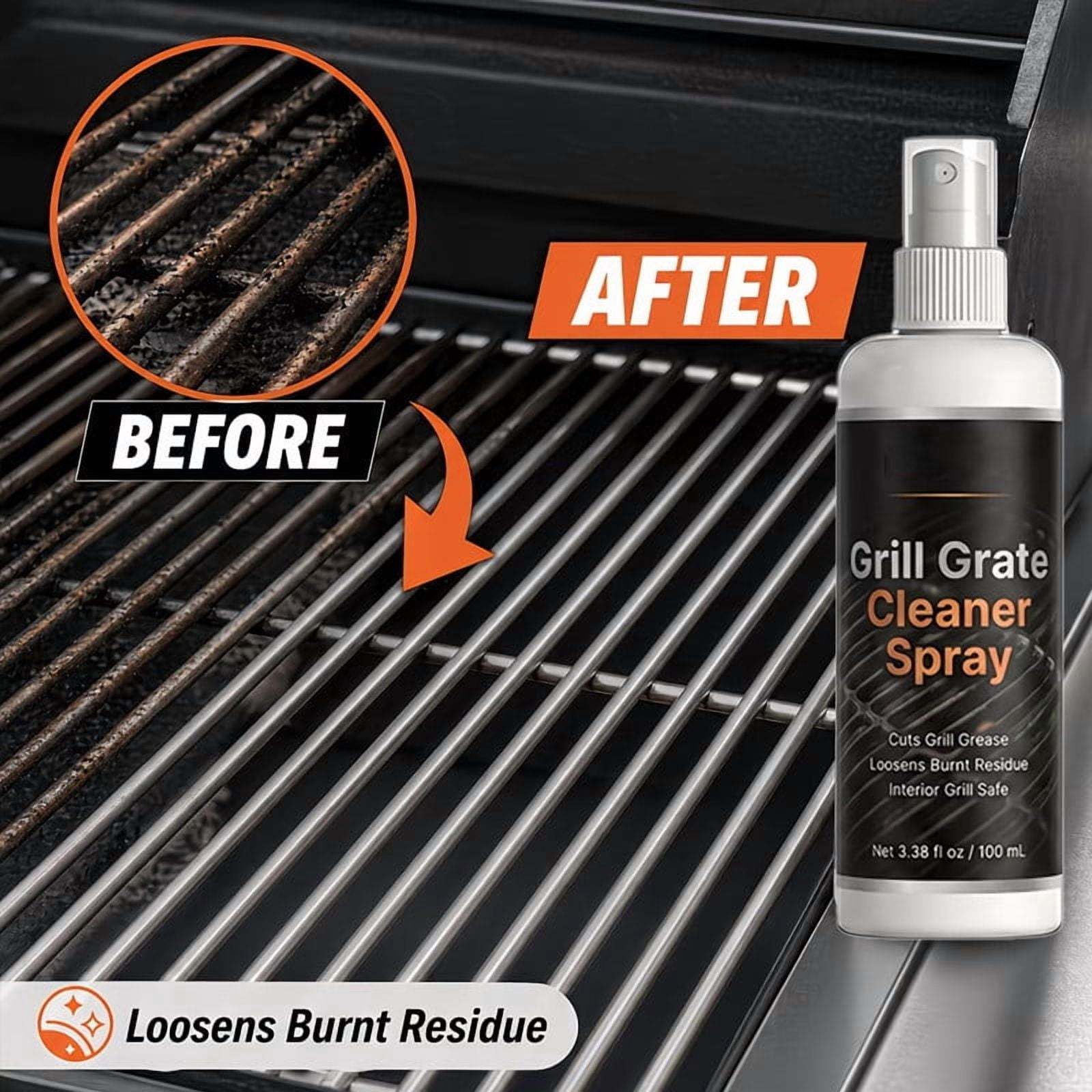 Wmkox8yii Stainless Steel Grill Cleaner and Polish Spray (16 fl oz) bble6
