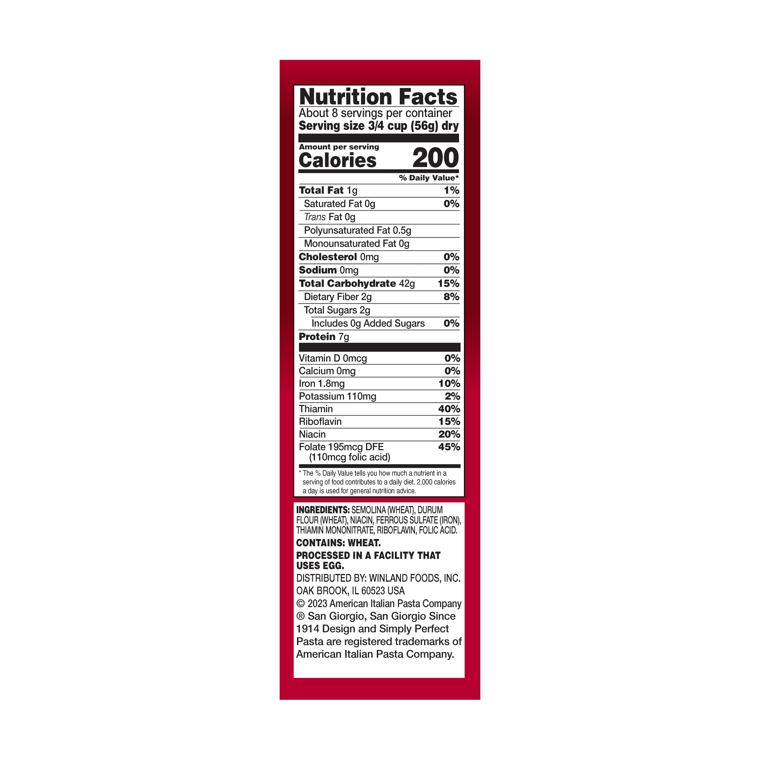 San Giorgio Penne Rigate Pasta (16 oz) 95fjj