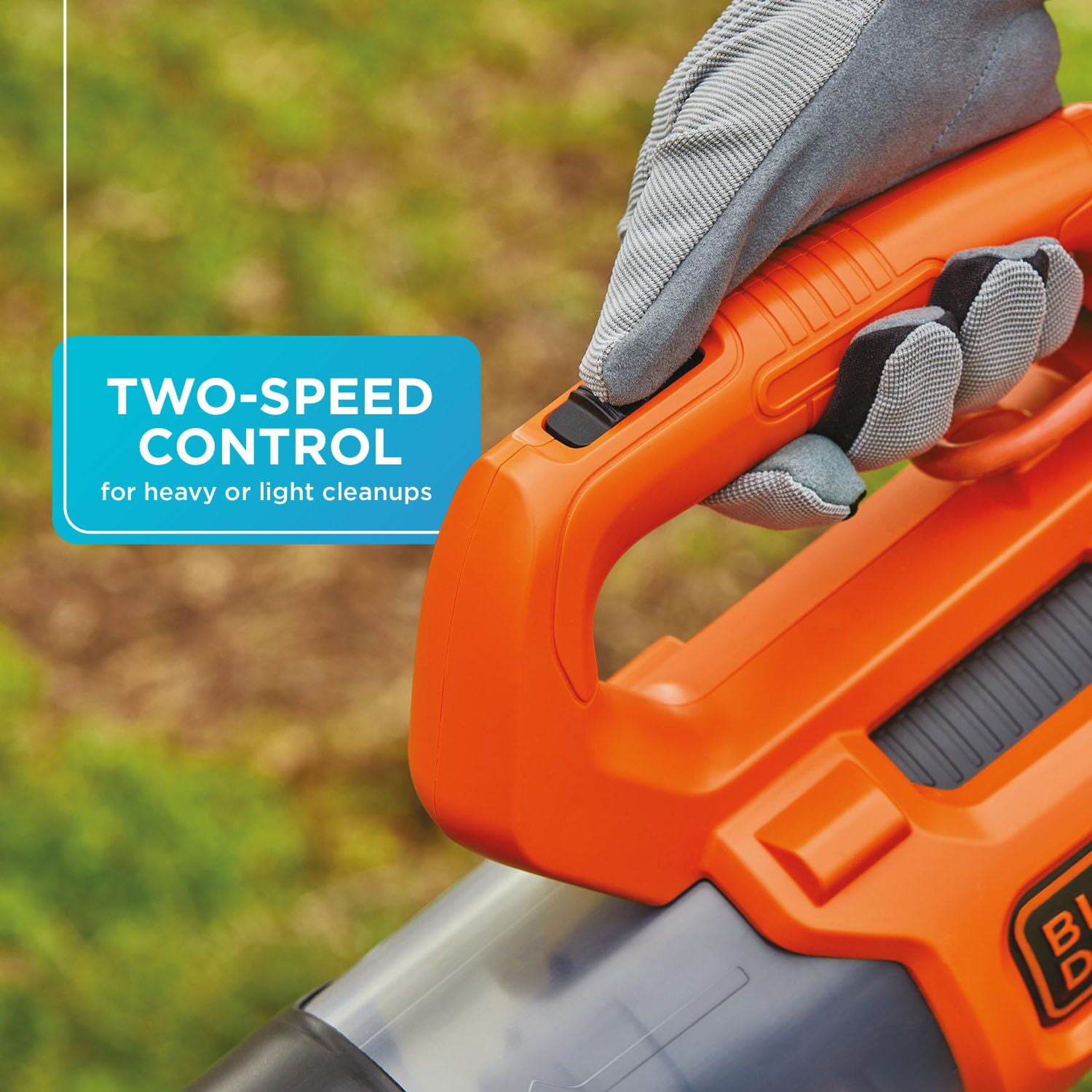 BLACK+DECKER Electric Axial Leaf Blower, 9 Amp High-Performance Yard Cleanup Tool (Black, 140 MPH) 9y9y4
