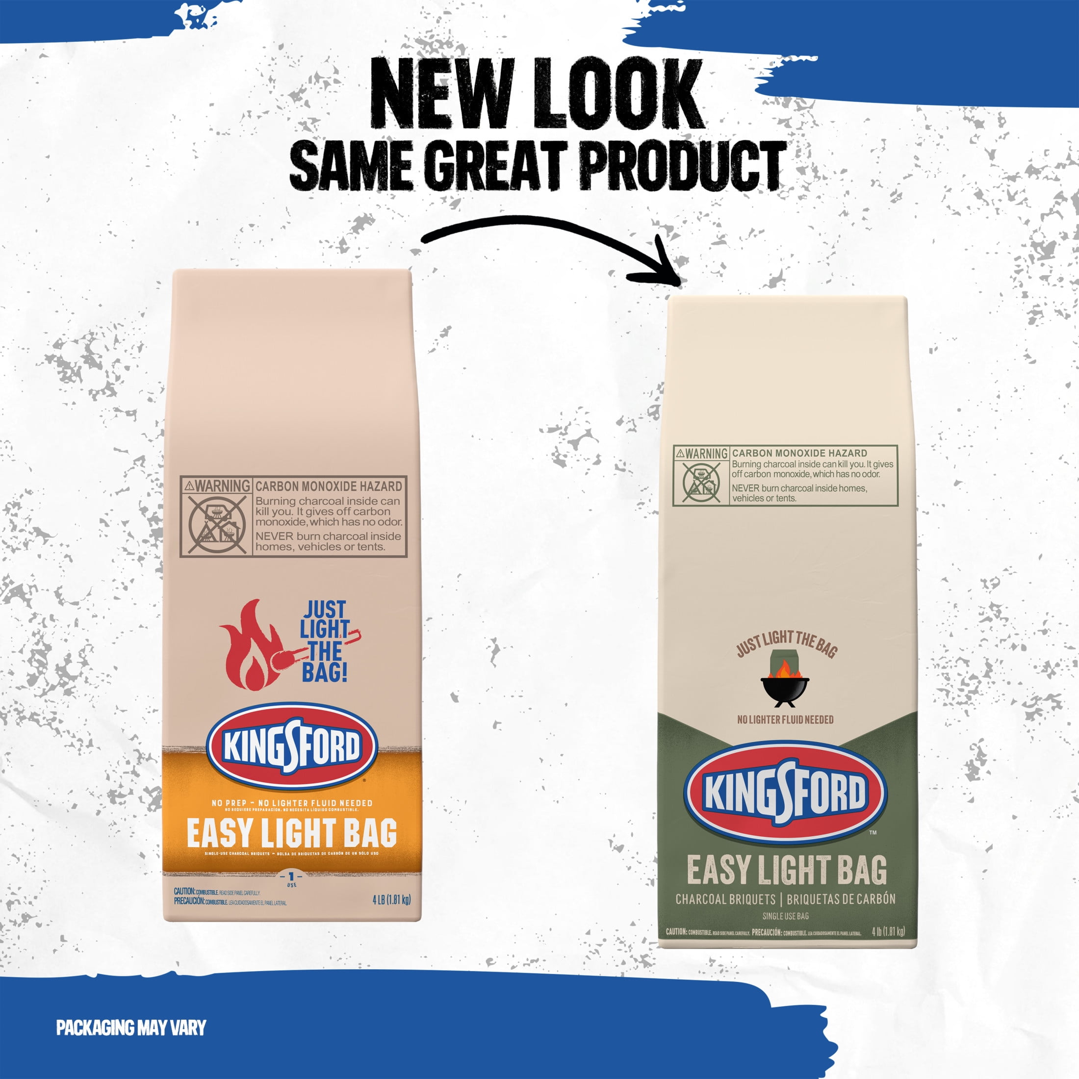 Kingsford Easy Light Charcoal Briquettes for Outdoor Grilling (4 lb) l127i