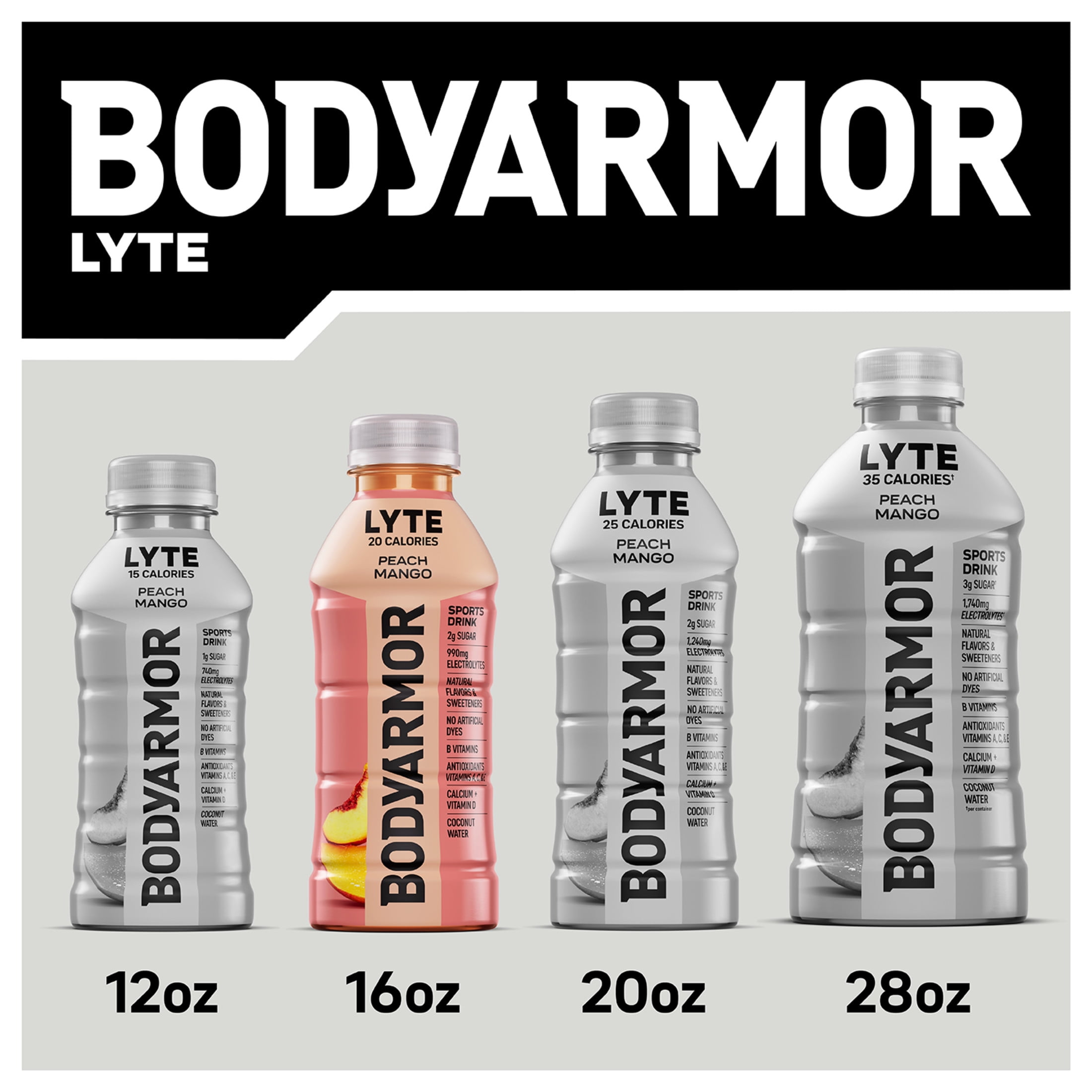 BODYARMOR Lyte Sports Drink, Blueberry Pomegranate Electrolyte Hydration (16 fl oz) f9kmj