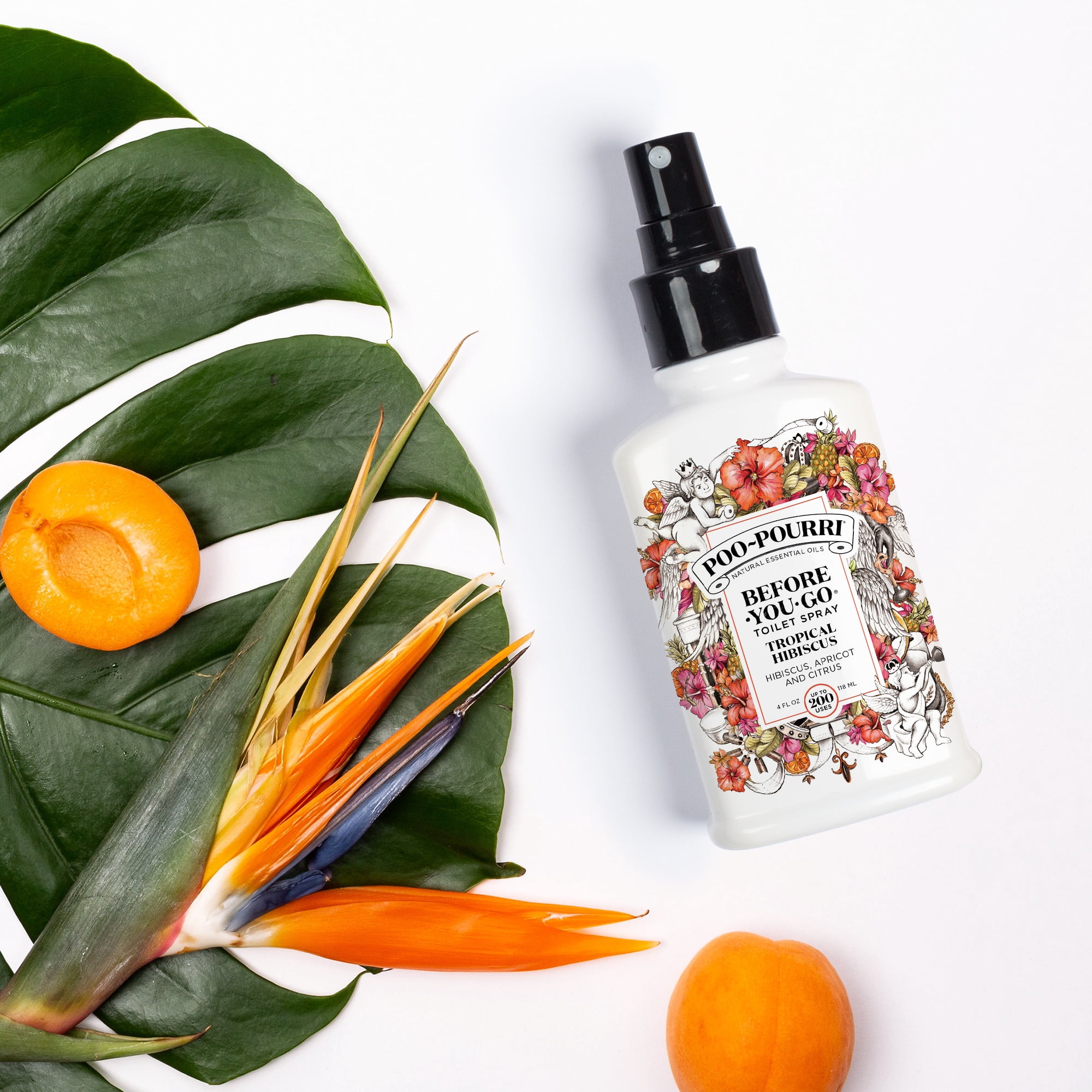 Poo-Pourri Before You Go Toilet Spray, Tropical Hibiscus Scent (4 oz) h4udx
