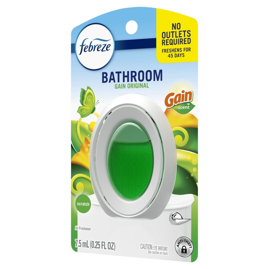 Febreze Small Spaces Air Freshener, Odor-Fighting Gain Original Scent (1 Count, 0.25 fl oz) aus4x